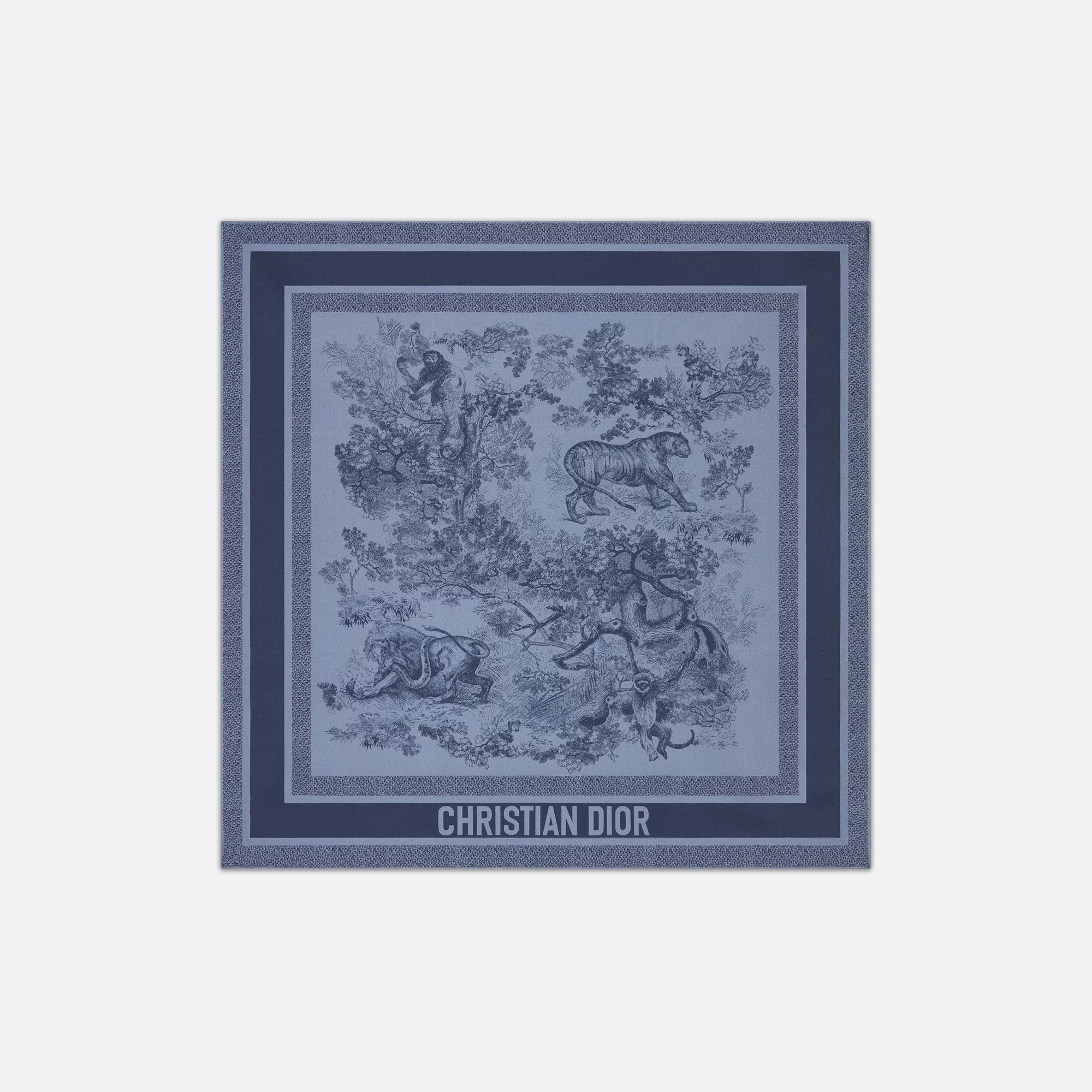 Dior NIGO Printed Decorative Square Scarf Accessories #nigo21187