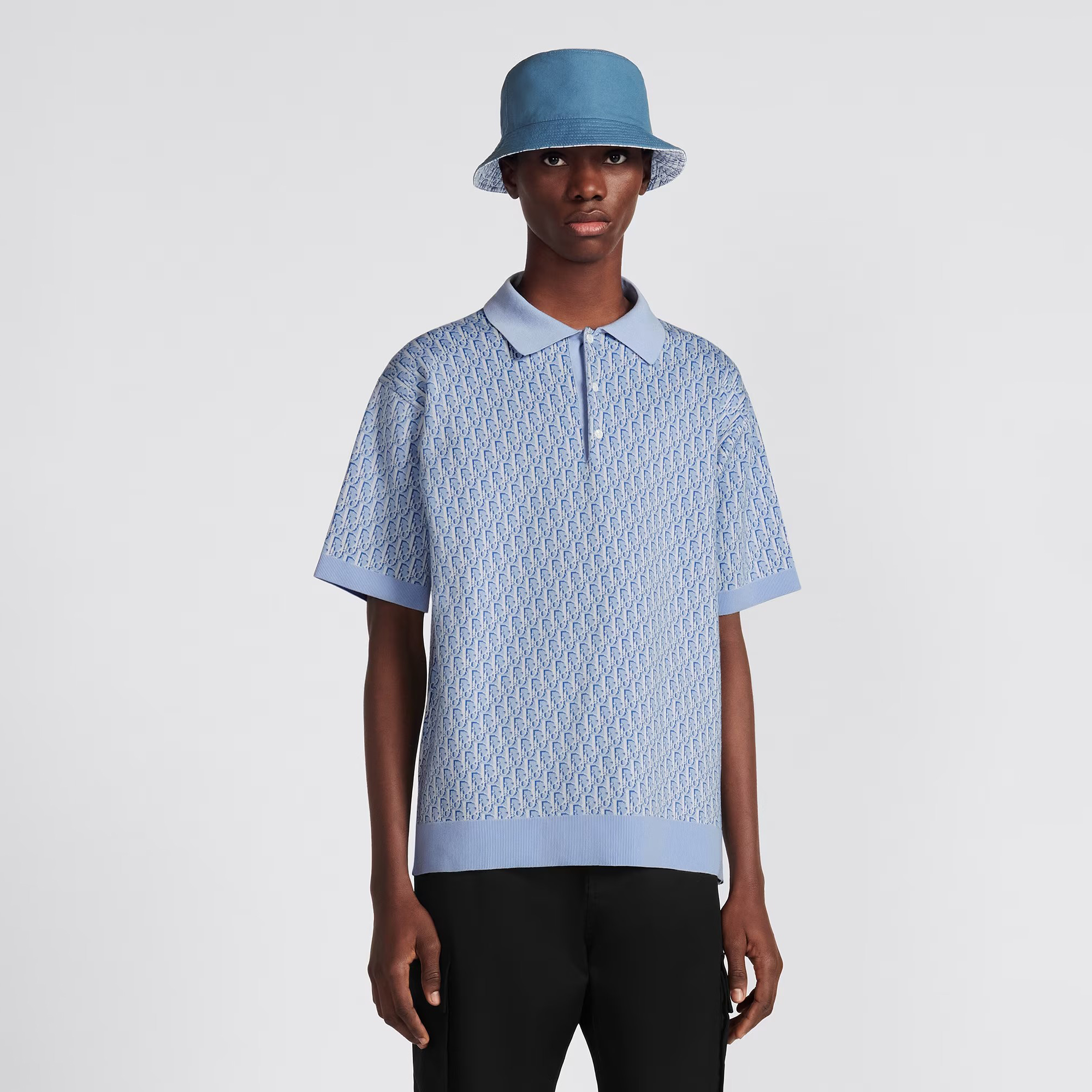 Dior NIGO Man Cotton Short Sleeved Polo Shirt #nigo84874