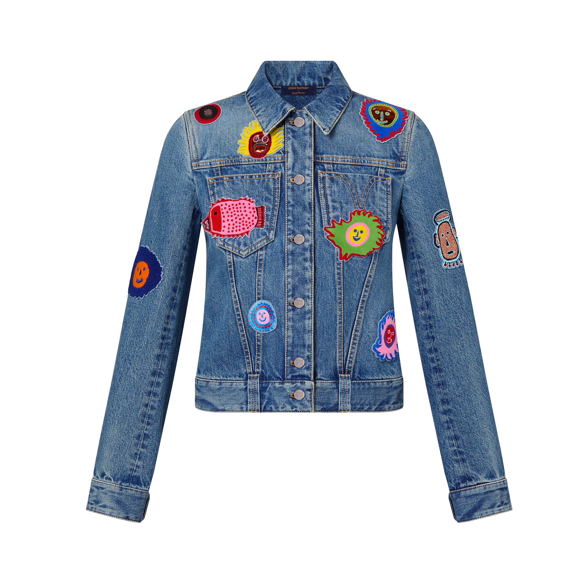 Louis Vuitton Denim Long Sleeved Jacket And Pants Set #nigo29116