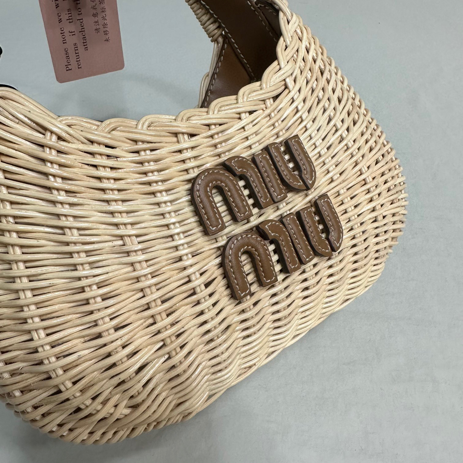 Miu Miu NIGO Weaving Fashion Handheld Crossbody bag #nigo29125