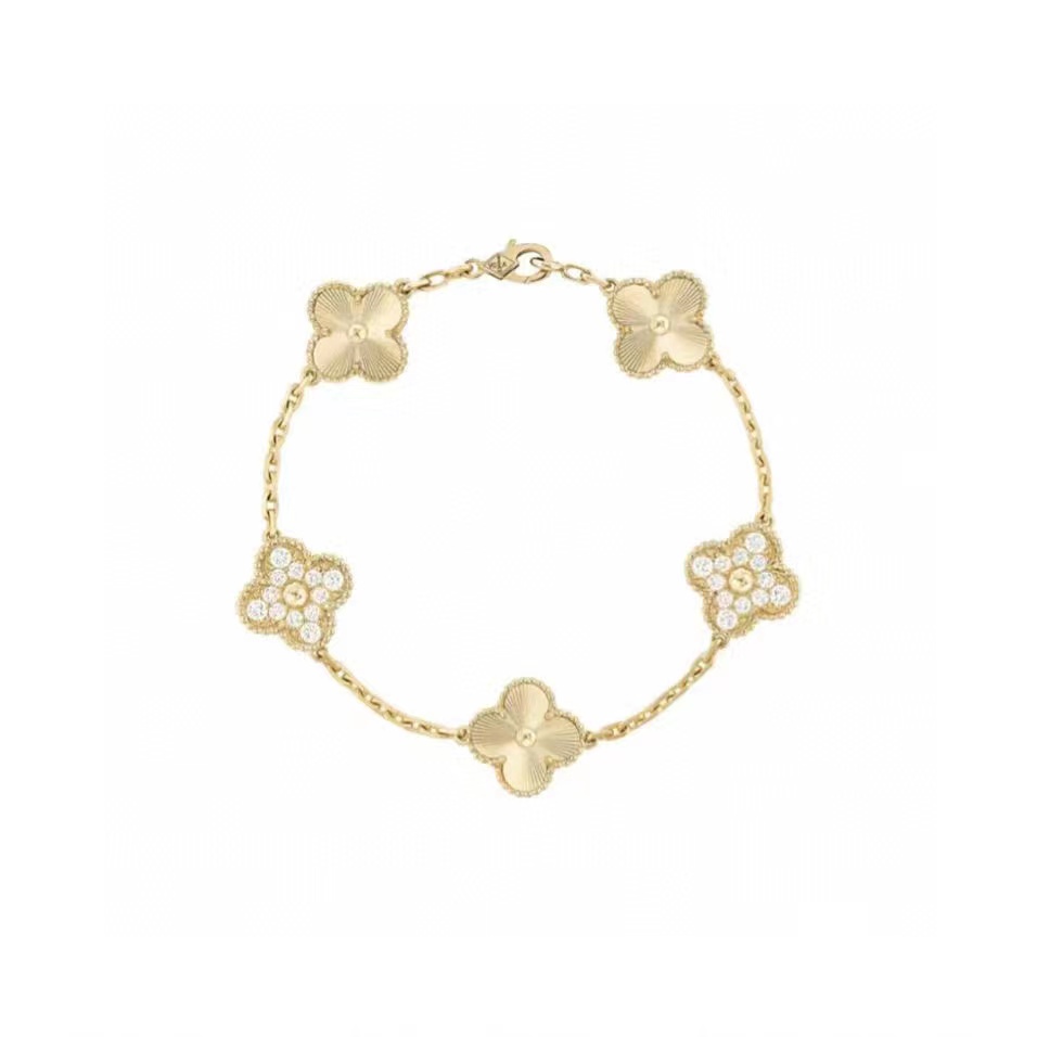 VanCleef&Arpels NIGO Bright Diamond Petal Bracelet Accessories #nigo84156