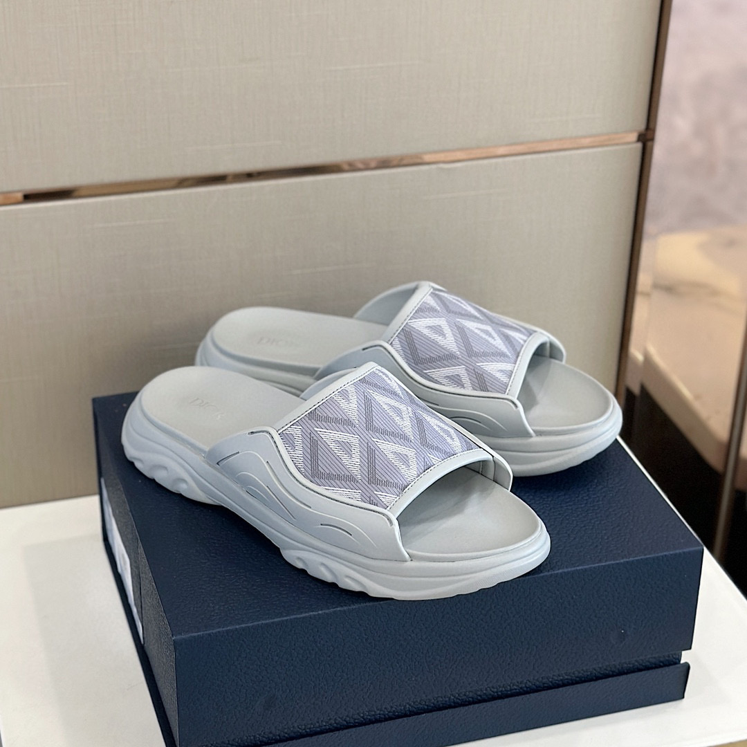 Dior NIGO Leather Slippers Sandals Shoes #nigo94818