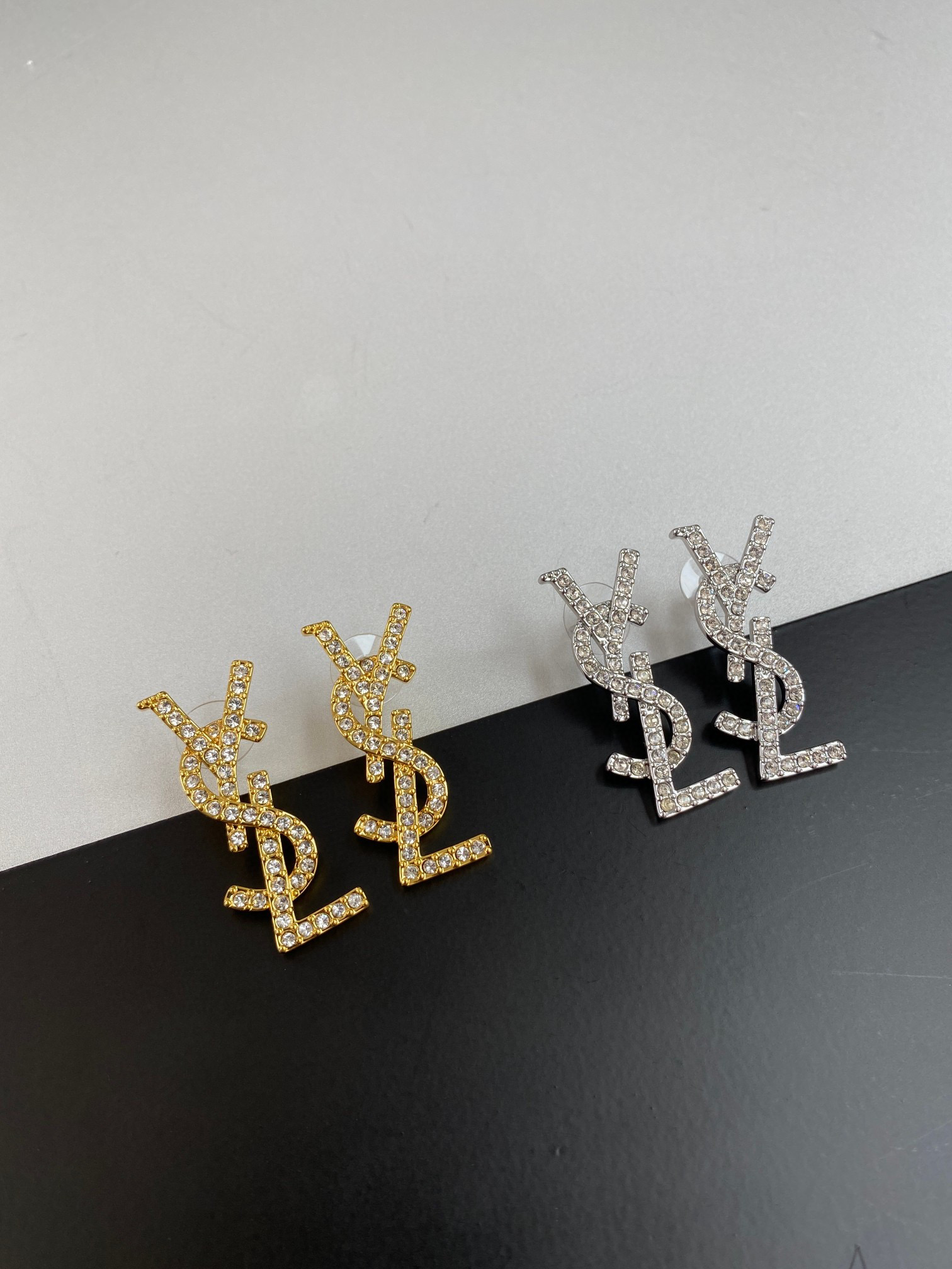 Ysl NIGO Bright Diamond Exquisite Small Earrings Accessories #nigo84175