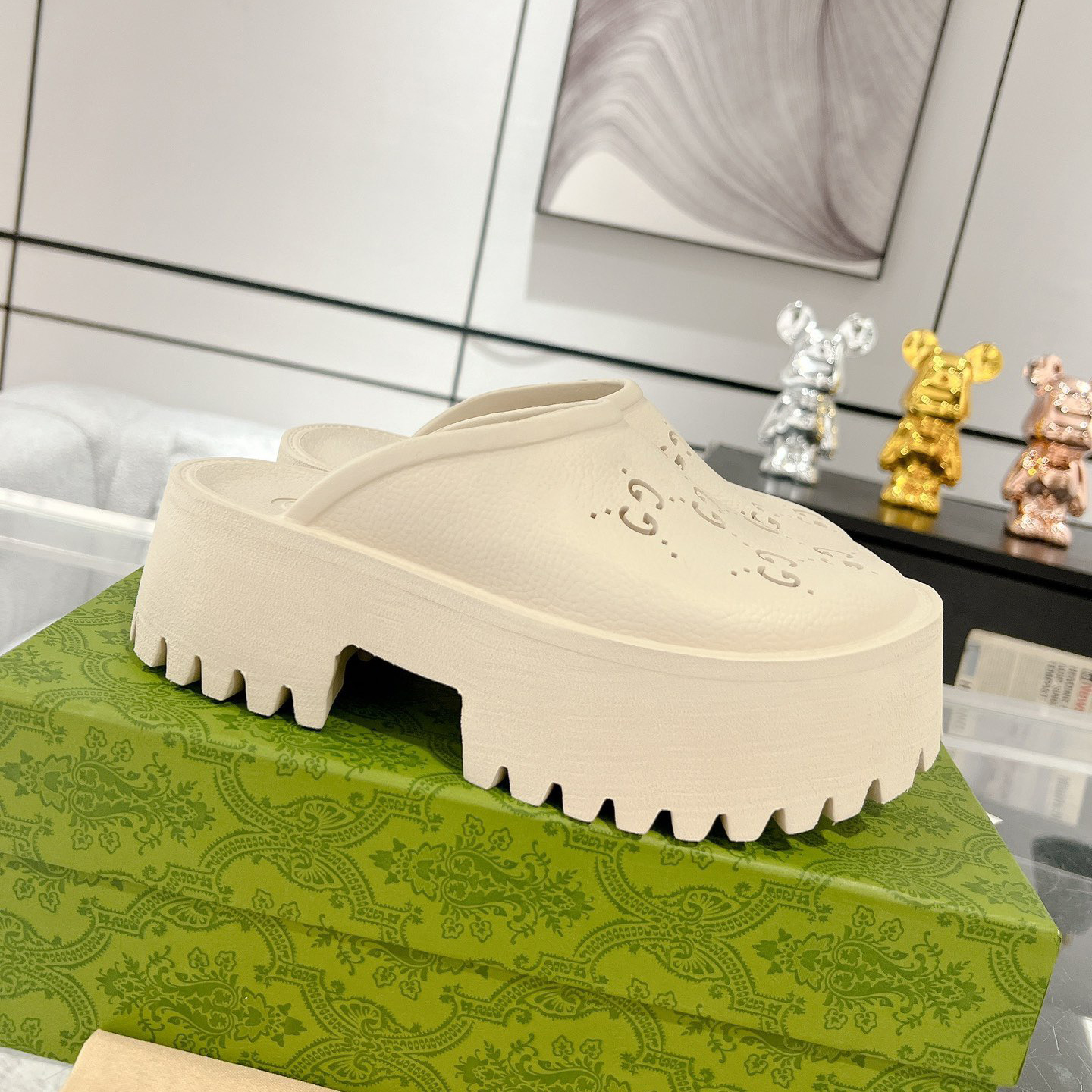 Gucci NIGO Summer Thick Sole Half Slipper Sandals shoes #nigo21357