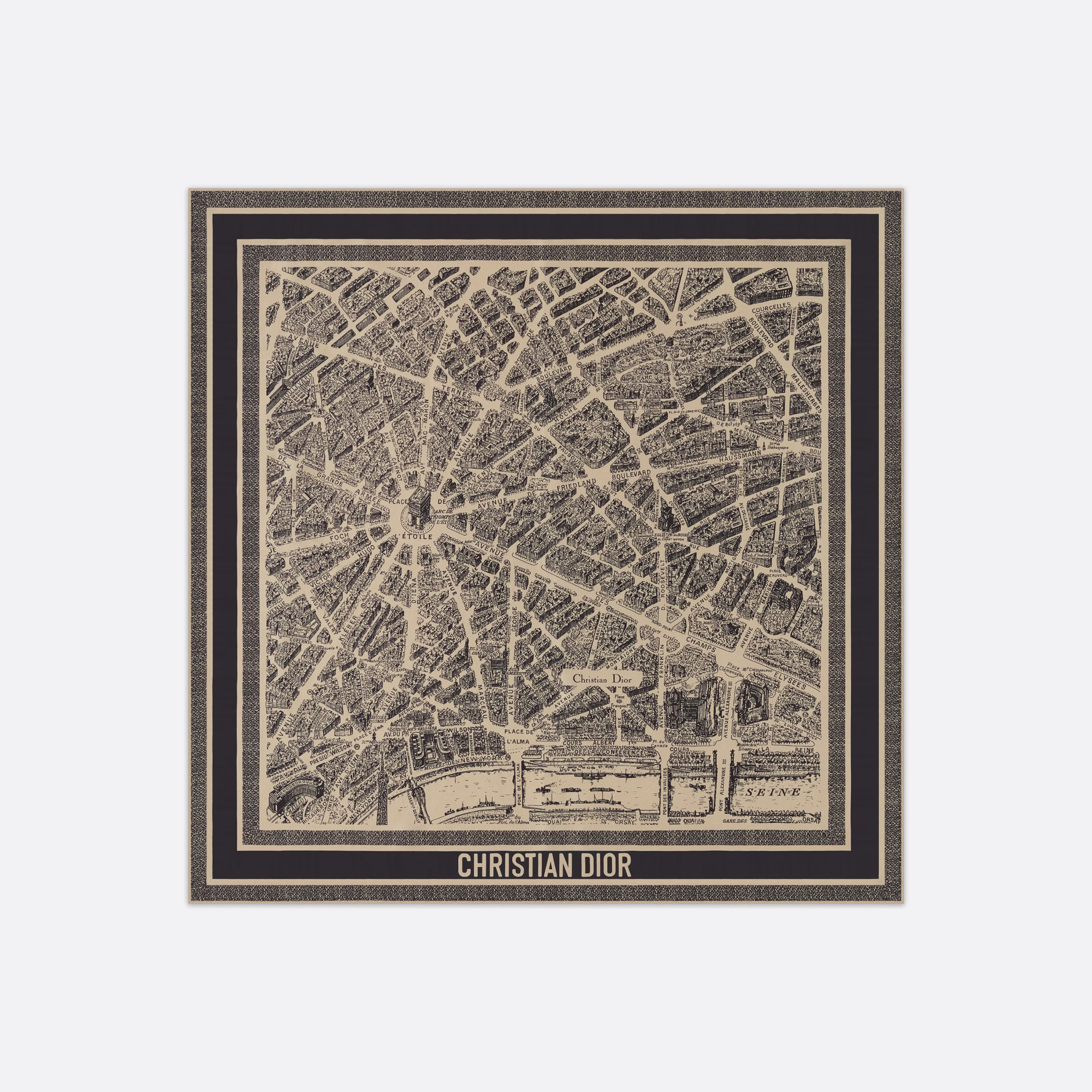 Dior 100% Silk Square Scarf Accessories #nigo21374