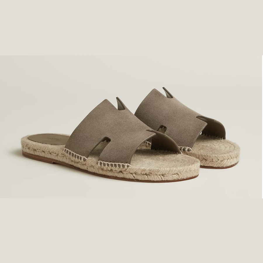 Hermes NIGO Grass Rope Woven Flat Bottomed Slippers shoes #nigo21361