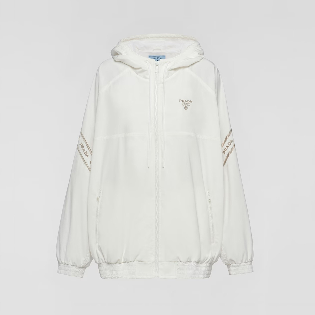 Prada NIGO Long Sleeved Hooded Zippered Jacket #nigo21331