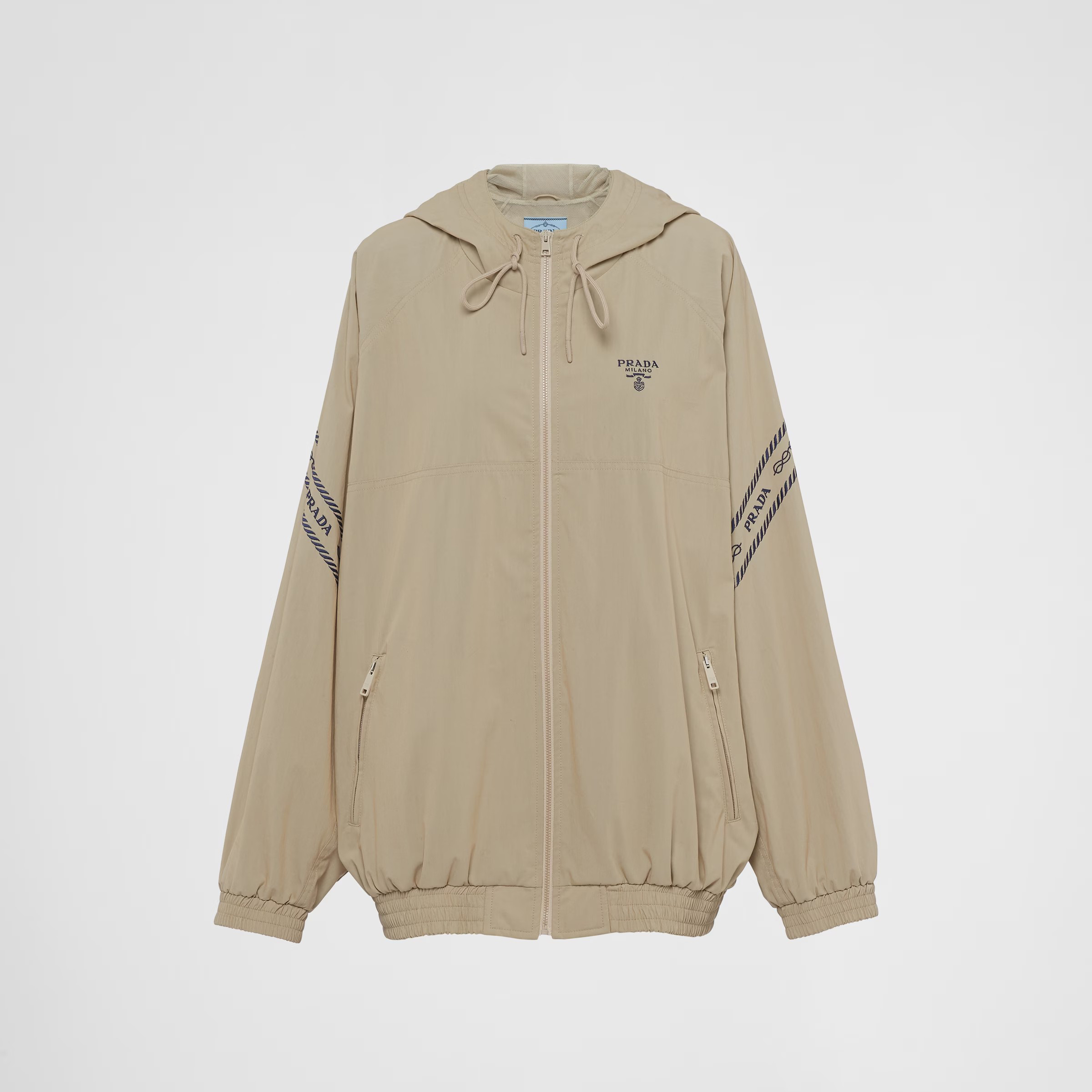 Prada NIGO Long Sleeved Hooded Zippered Jacket #nigo21331