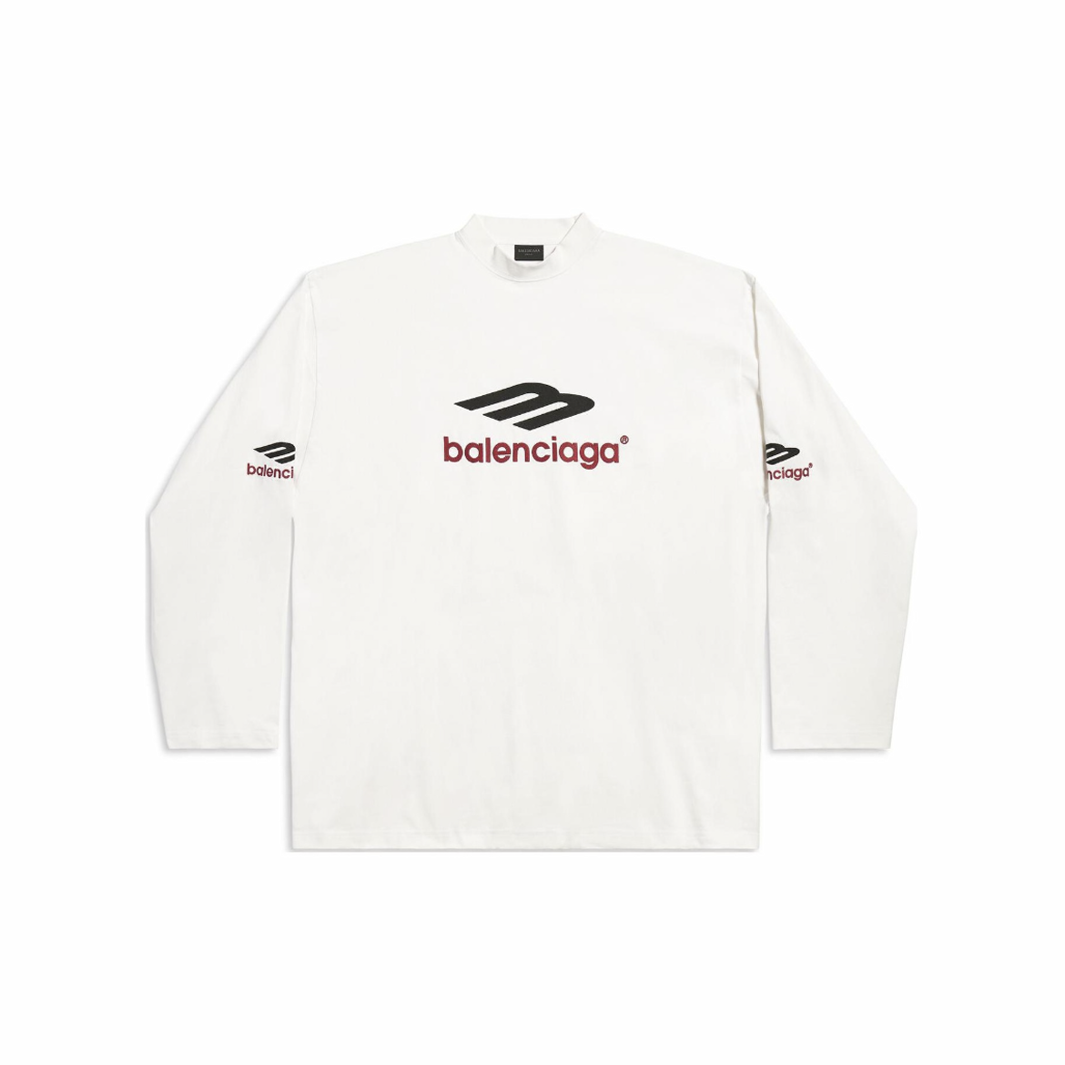 Balenciaga NIGO Half High Collar Long Sleeve Print #nigo21386