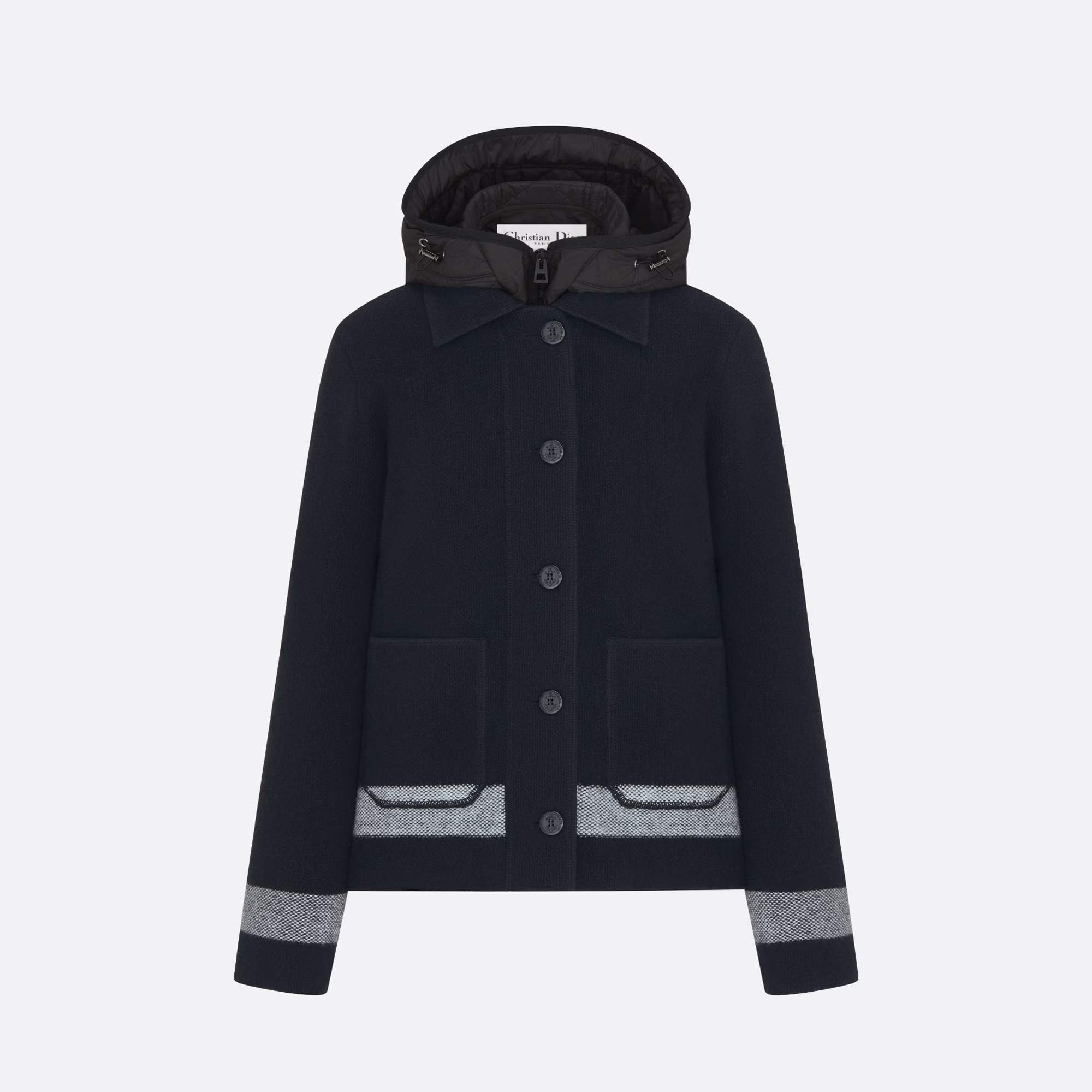 Dior NIGO Knitted Hooded Button Up Top #nigo21381