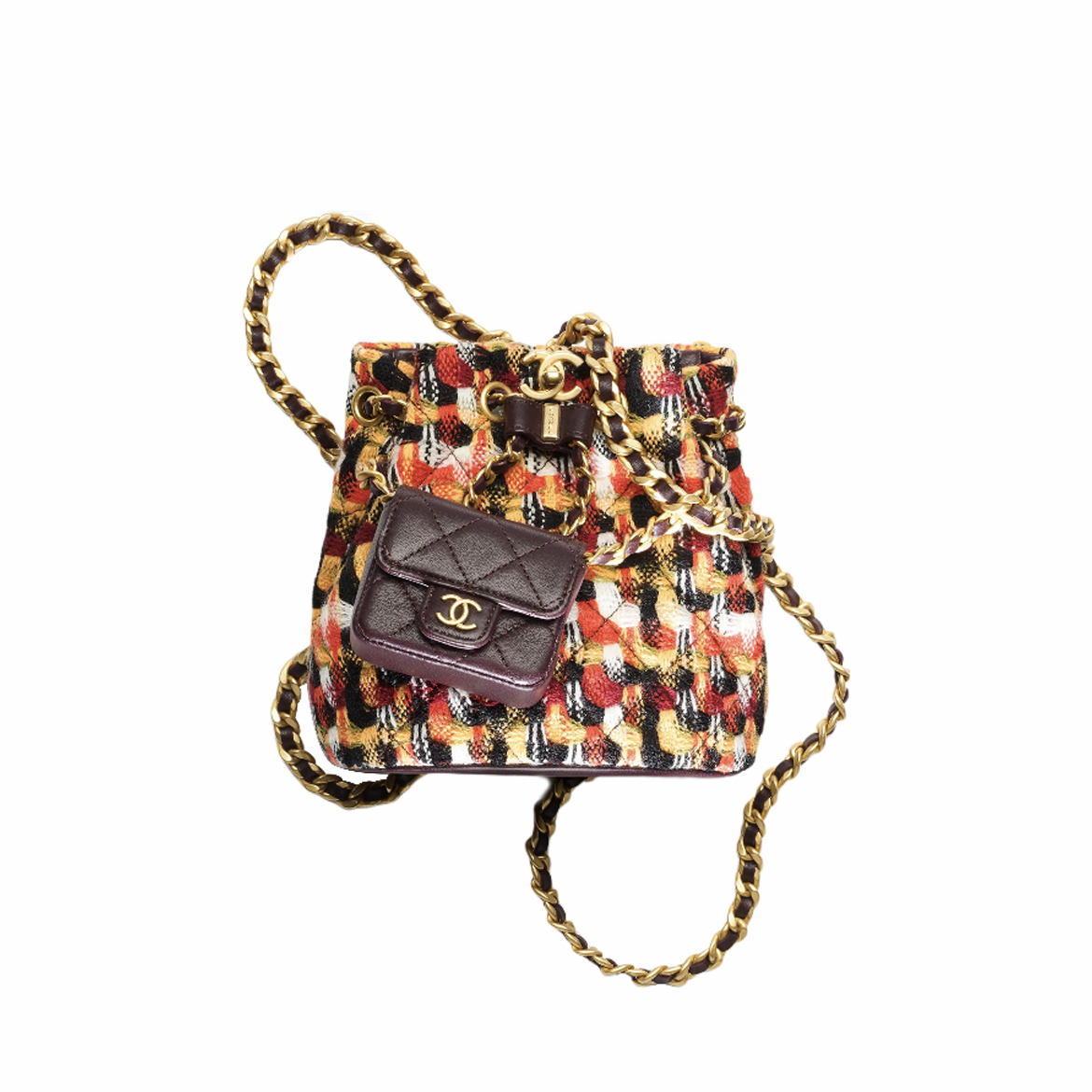 Chanel NIGO Woven Chain Crossbody Bag #nigo21326