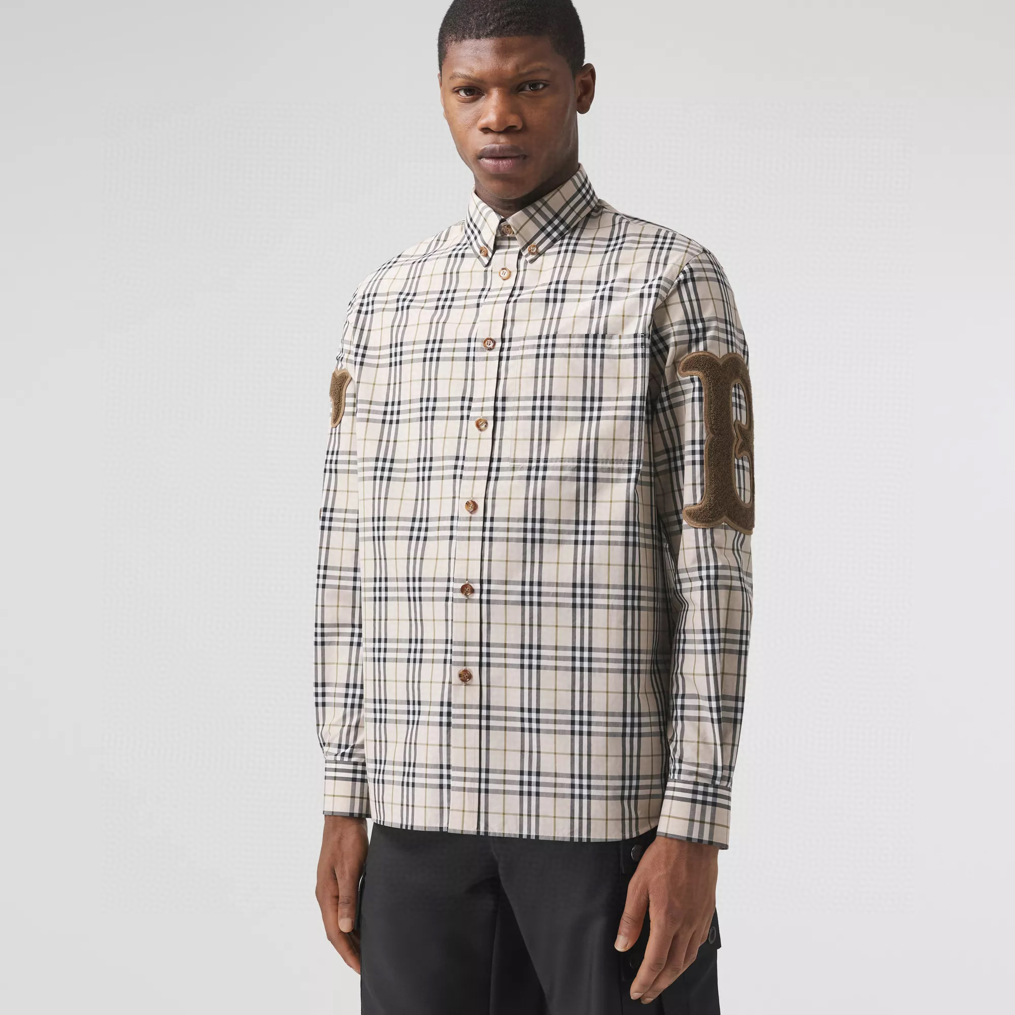 Burberry NIGO Men's Loose Casual Vintage Check Shirt #nigo94963