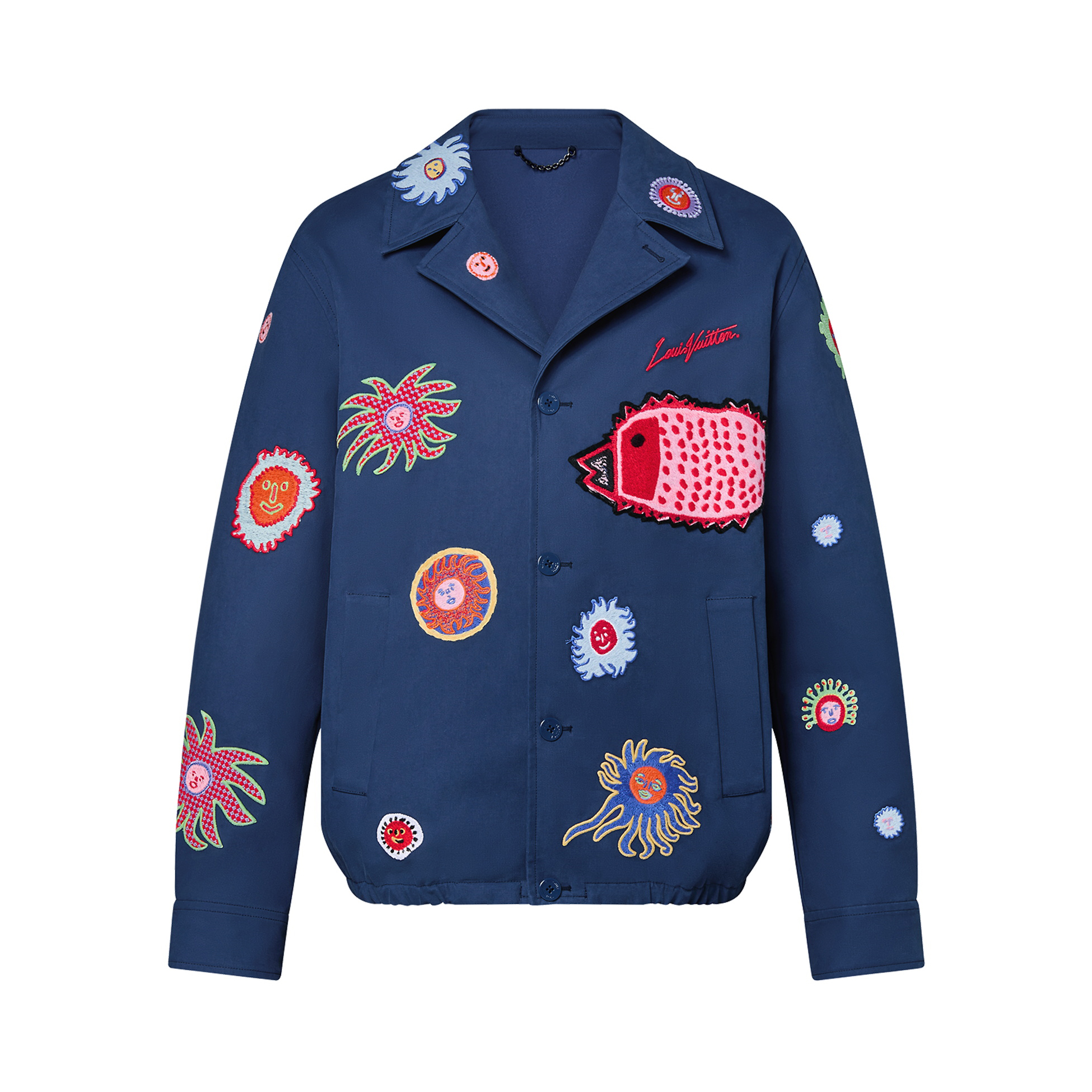Louis Vuitton NIGO Sun Pattern Embroidered Belted Jacket #nigo94971