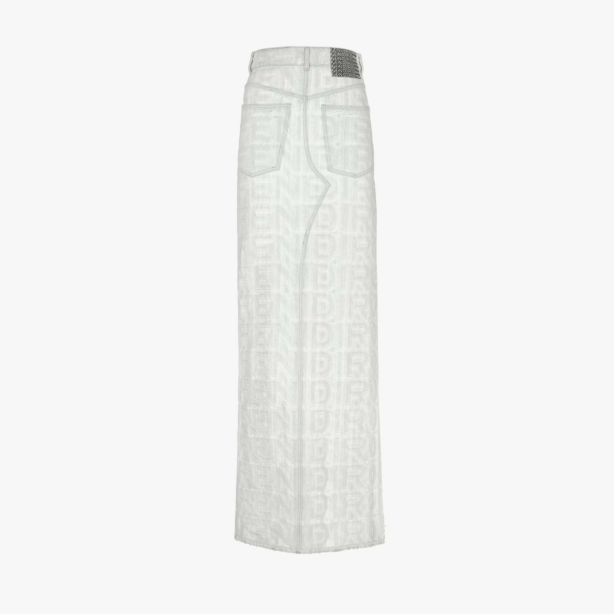 Fendi NIGO Denim Printed Half Length Skirt #nigo21376