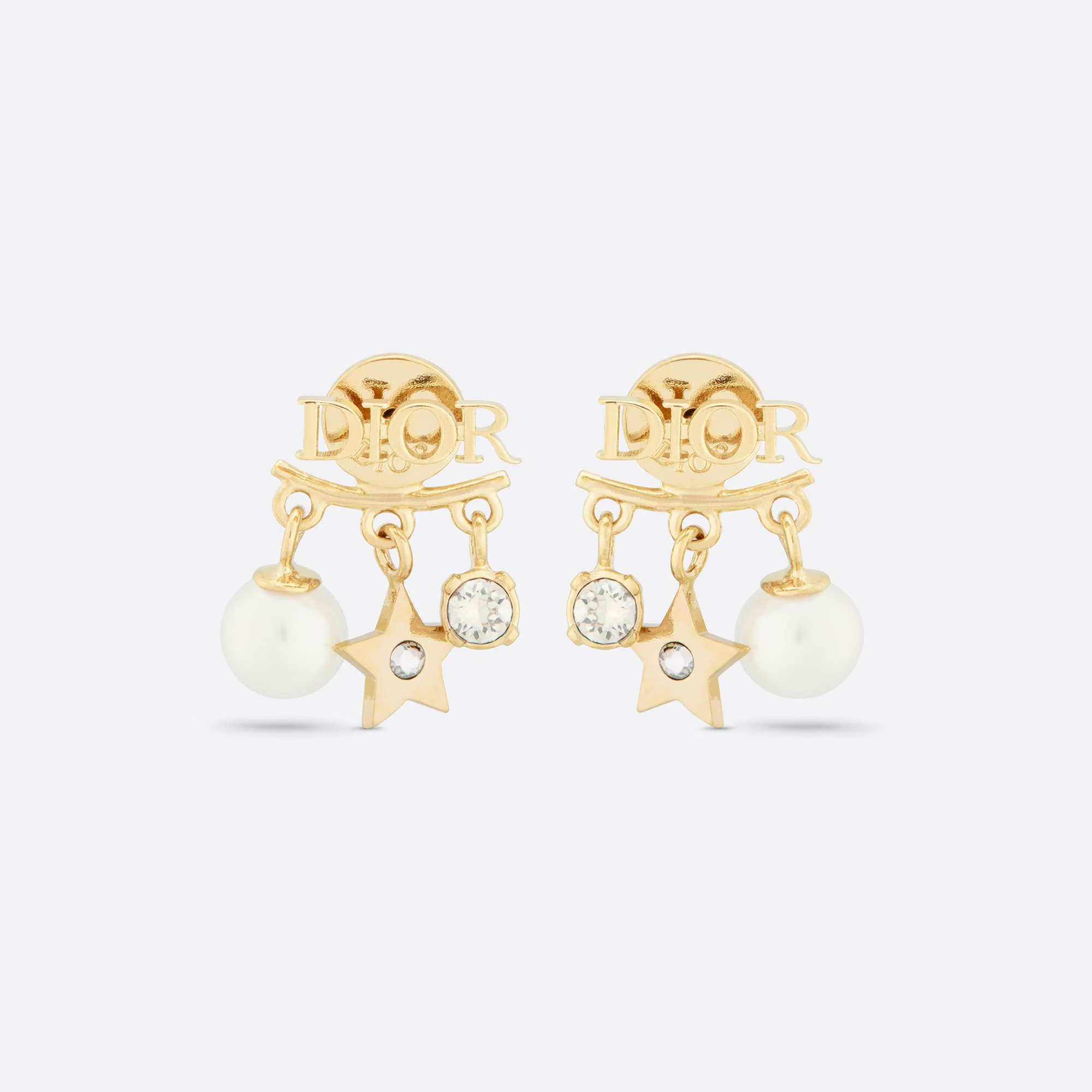 Dior NIGO Gold Accessory Earrings #nigo21399