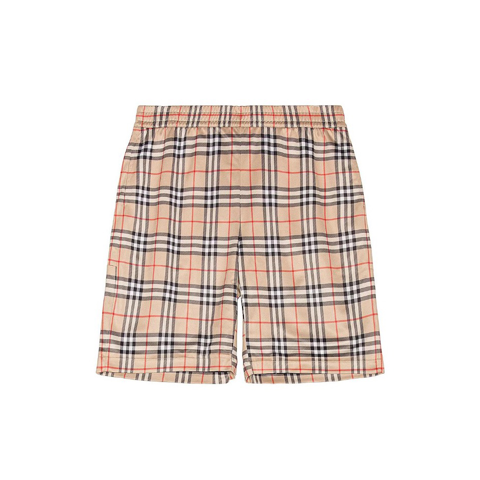 Burberry NIGO Man Checked Stretch Cotton Shorts pants #nigo94945