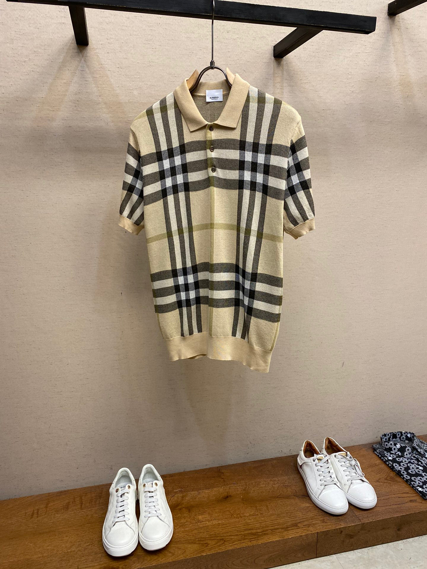 Burberry NIGO Knitted POLO Shirt Short Sleeved T-shirt #nigo29146