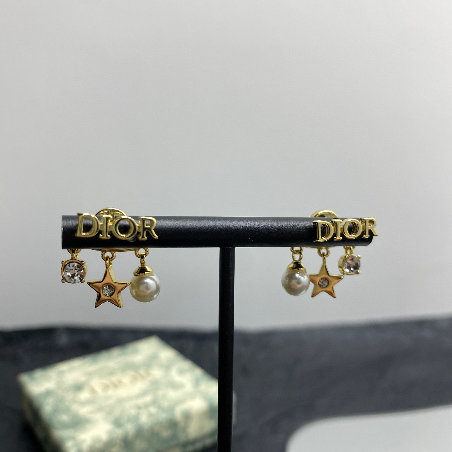Dior NIGO Gold Accessory Earrings #nigo21399