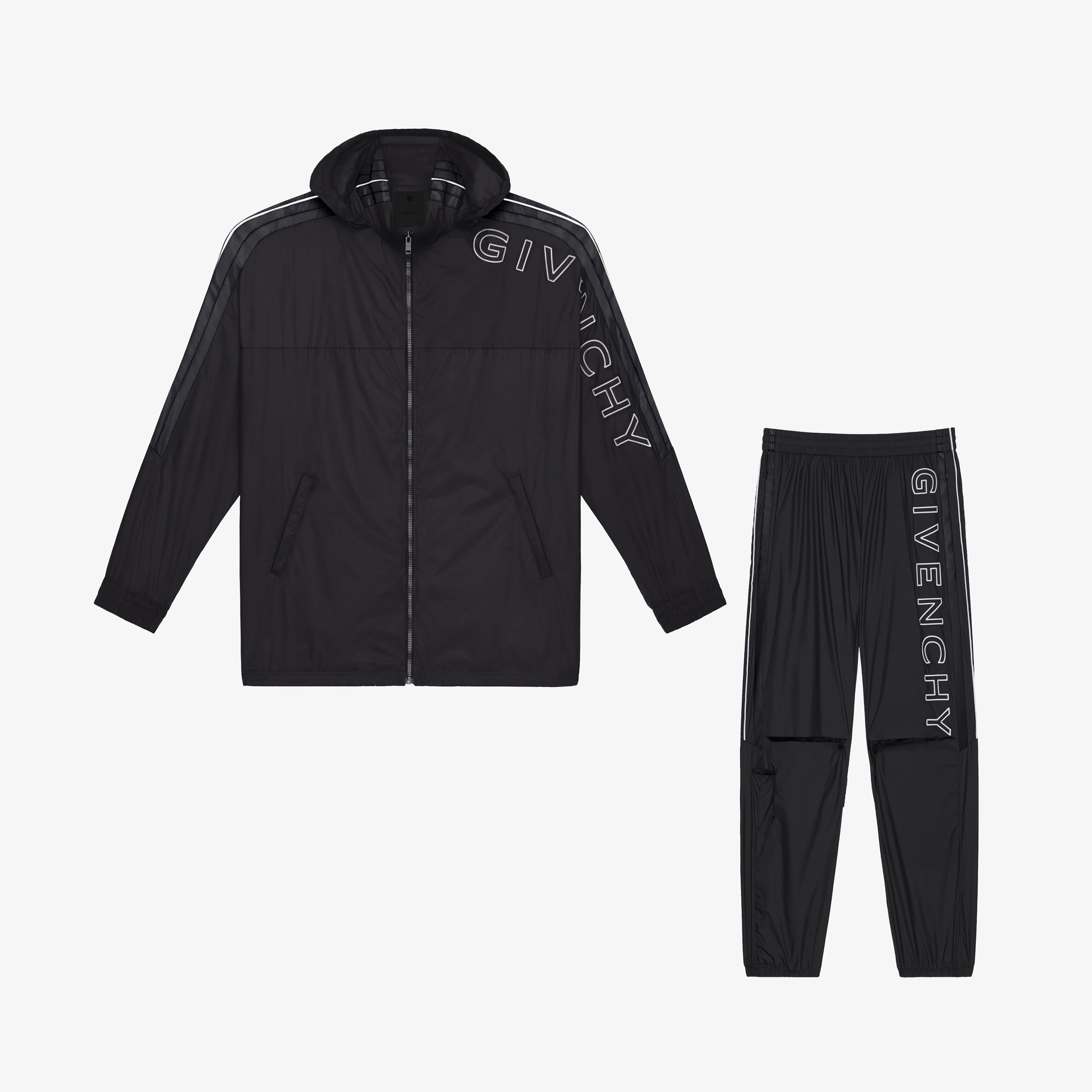 Givenchy NIGO Man Zipper Hooded Jacket Stretch Casual Pants Set Suit #nigo94415