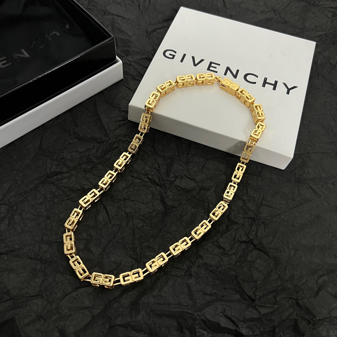Givenchy NIGO Decorative Chain Thick Necklace #nigo84176