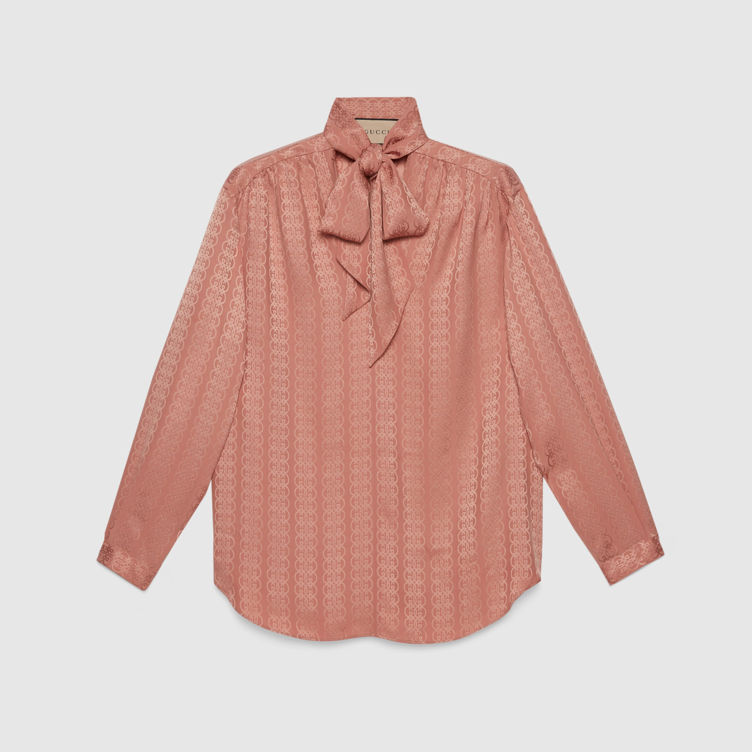 Gucci NIGO Long Silk Slip Shirt Half Skirt Set #nigo21164