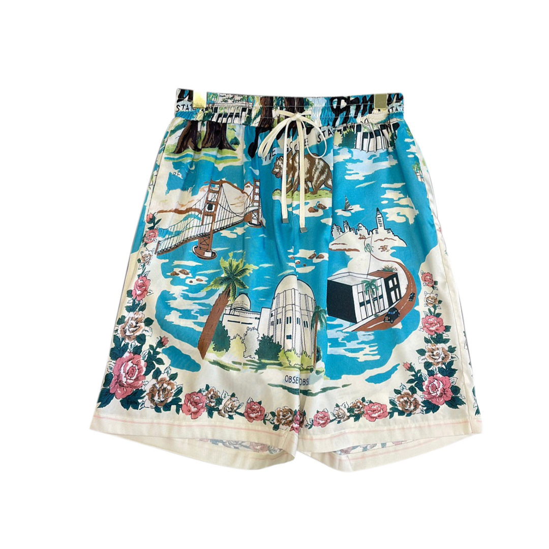 Amiri NIGO Summer Printed Casual Shirt Shorts Ngvp #nigo6224