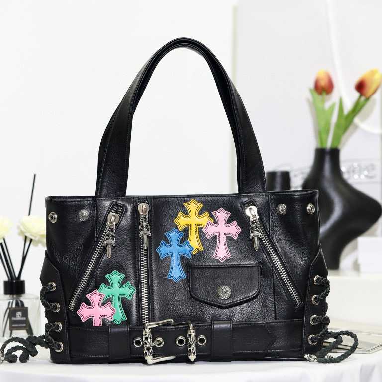 Chrome Hearts Leather Large Capacity Portable Bag #nigo21245