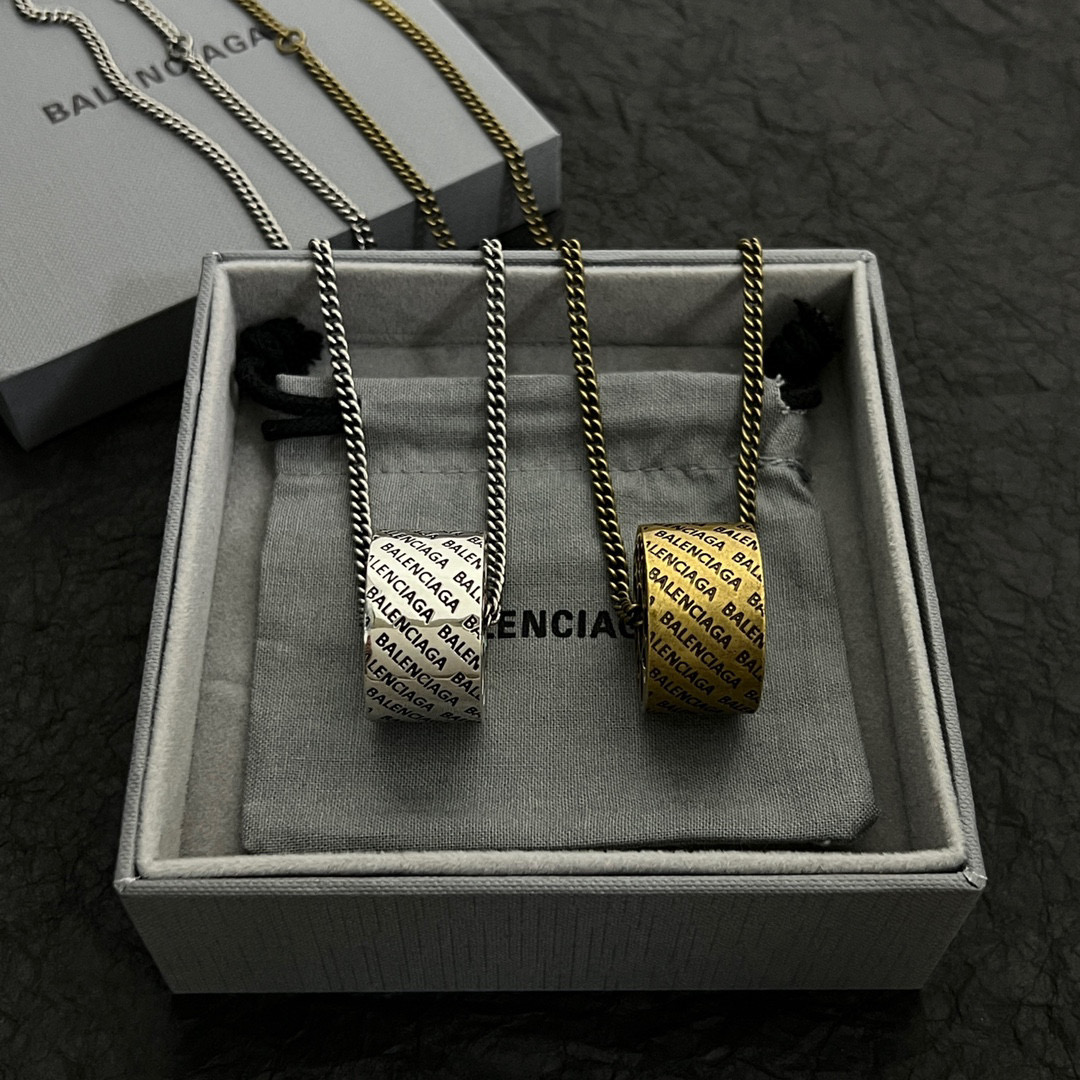 Balenciaga NIGO Chain Pendant Necklace Accessories #nigo84178