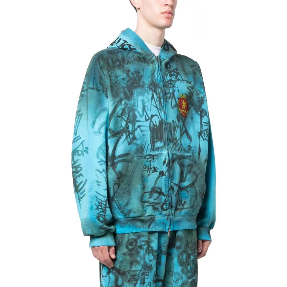 Balenciaga NIGO Pure Cotton Candy Colored Long Sleeved Jacket #nigo57421