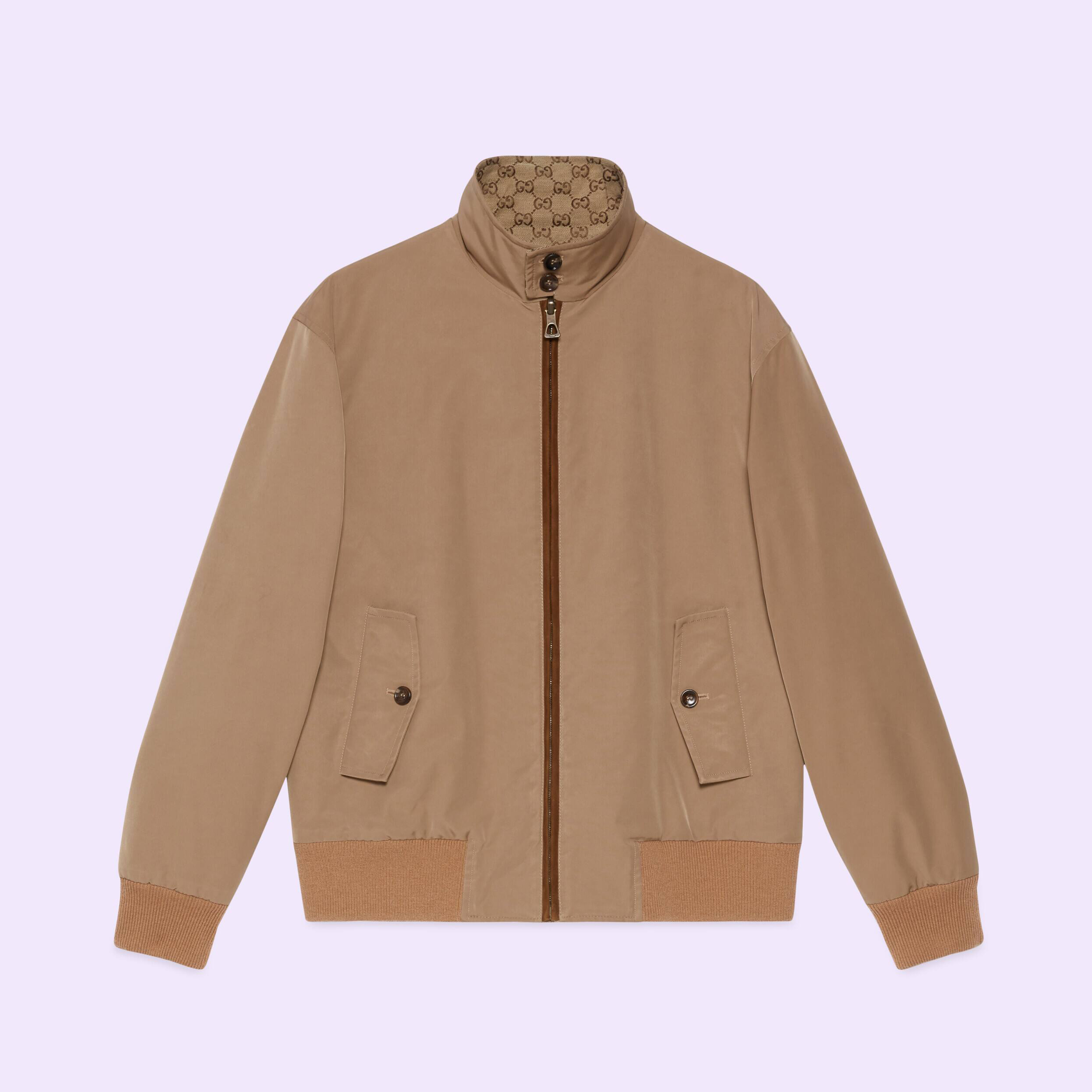 Gucci NIGO Man Reversible Canvas Zip Jacket #nigo94861