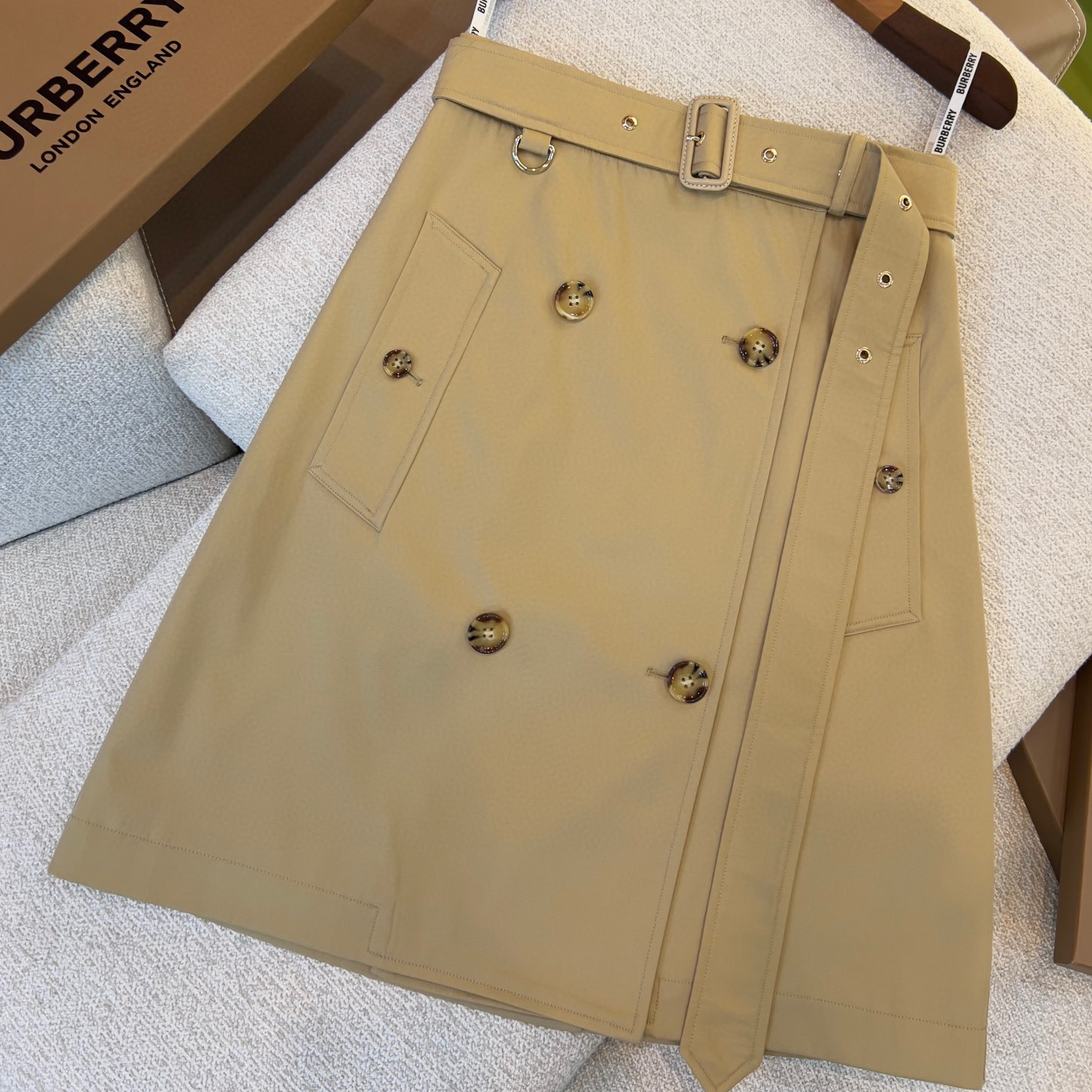 Burberry NIGO Khaki Tooling Skirt #nigo21396