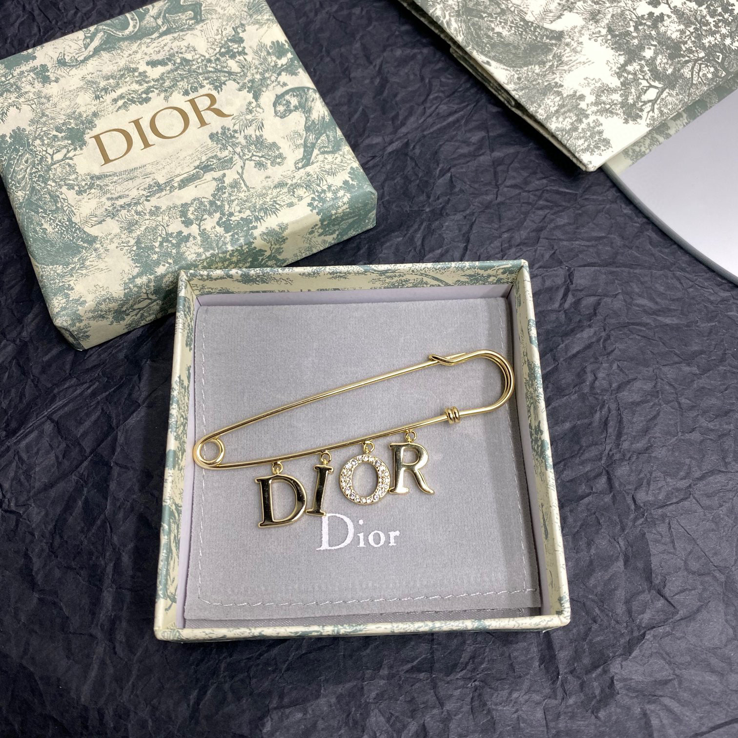 Dior NIGO Clothing Accessories Letter Brooch #nigo21411
