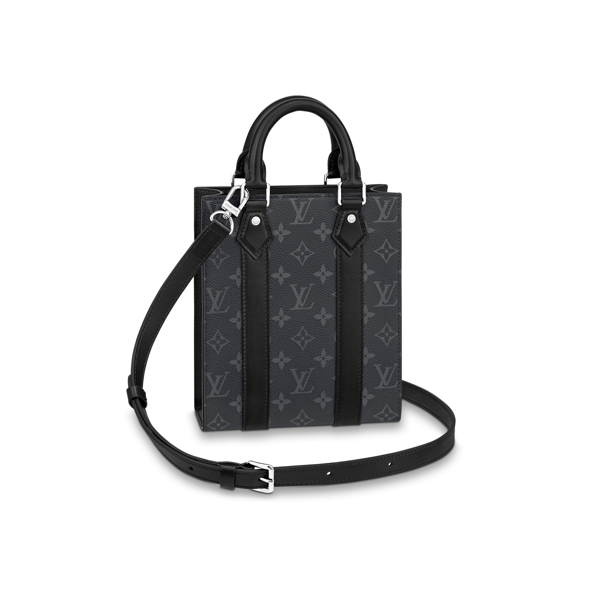 LouisVuitton NIGO Black Leather Carrying Crossbody Bag #nigo57448