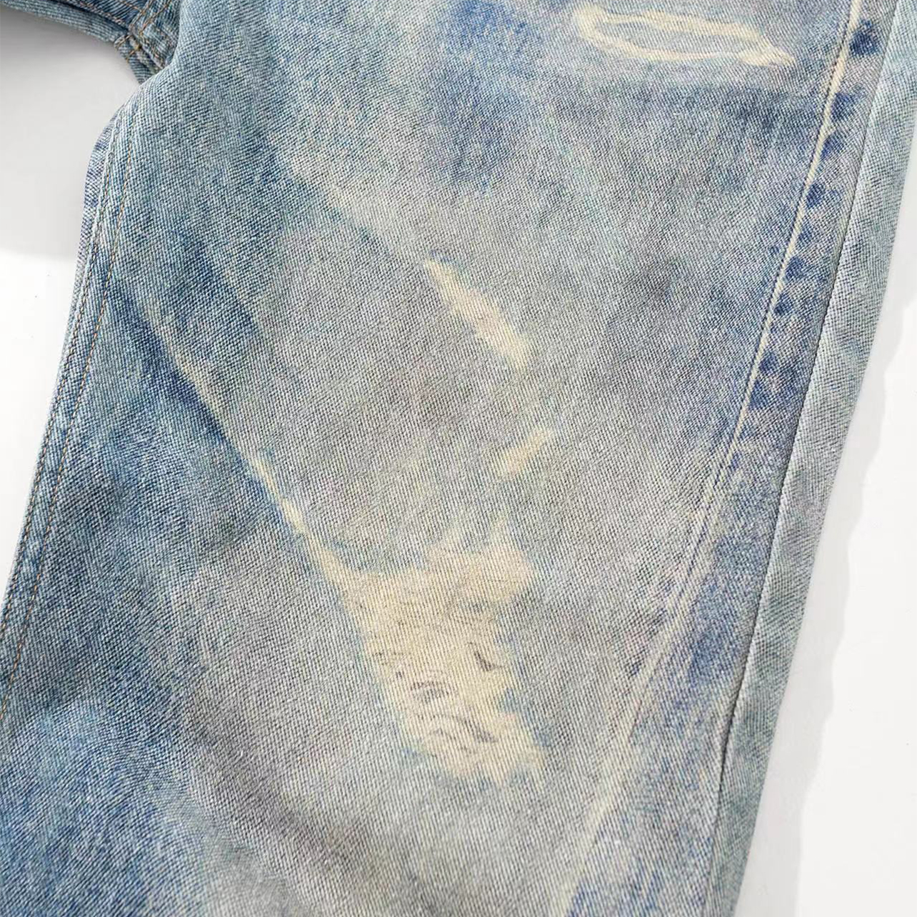 Our Legacy NIGO Man Printed Straight Jeans Pants Ngvp #nigo6244