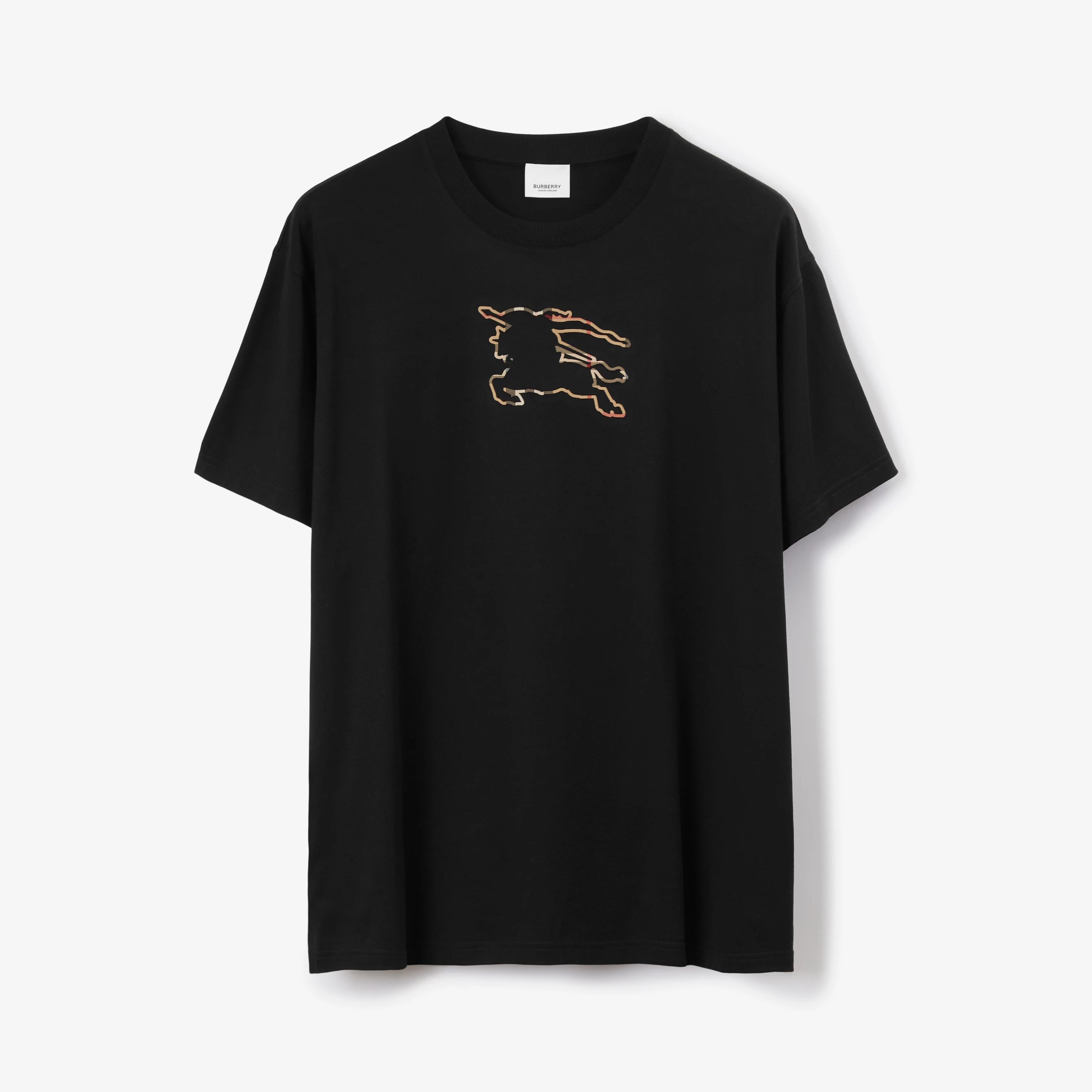 Burberry NIGO Man Summer Casual Black Short Sleeve T-Shirt #nigo94859