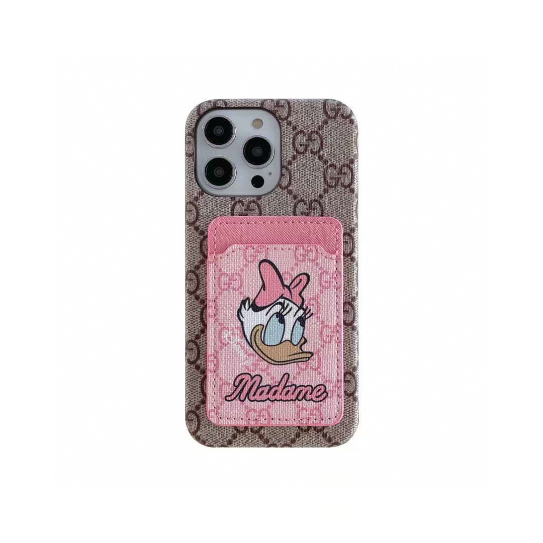 Gucci NIGO Leather Card Holder Phone Case #nigo21369