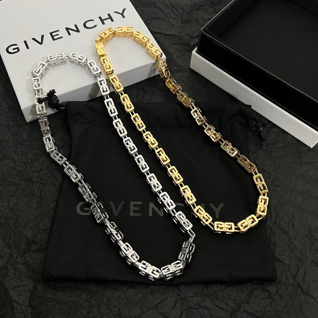 Givenchy NIGO Decorative Chain Thick Necklace #nigo84176