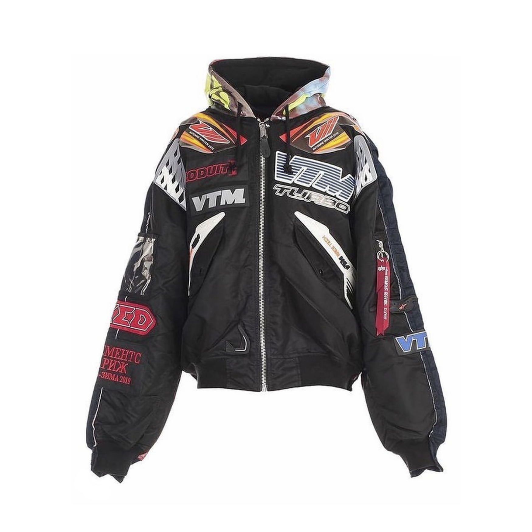 Vetements NIGO Man Motorcycle Zipper Hooded Jacket #nigo94855