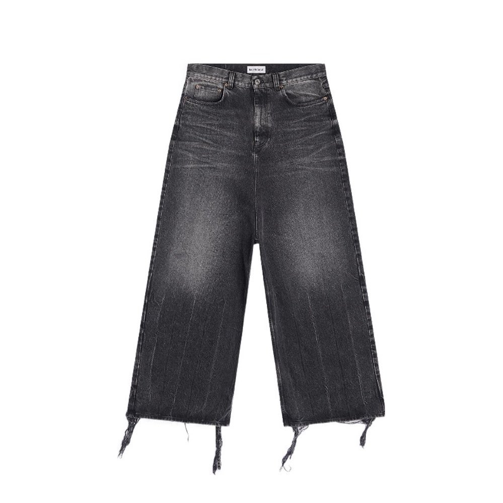 Balenciaga NIGO Man Wide Leg Washed Denim Pants Ngvp #nigo6115