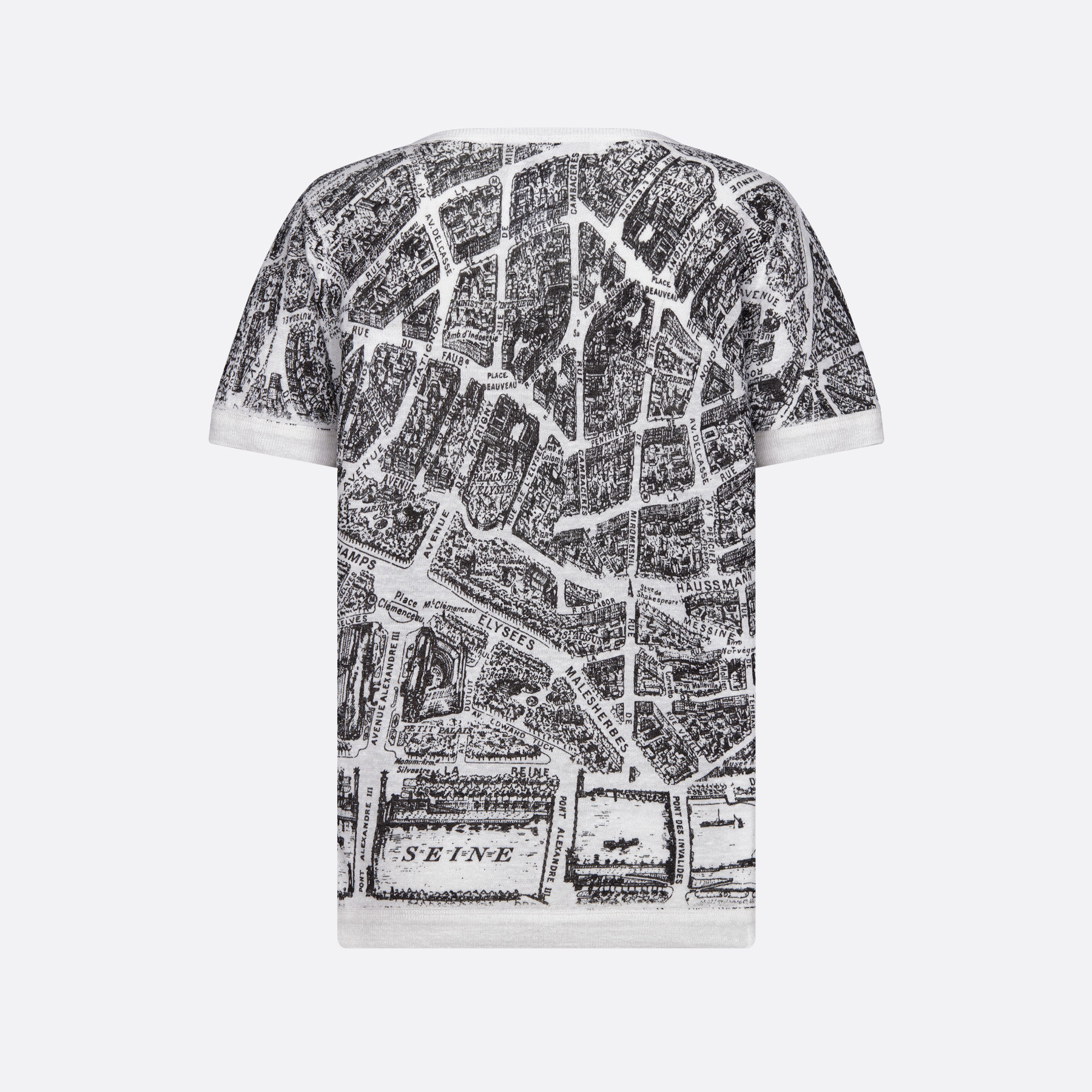 Dior NIGO Grey White Cotton Printed Short Sleeved T-Shirt #nigo57449