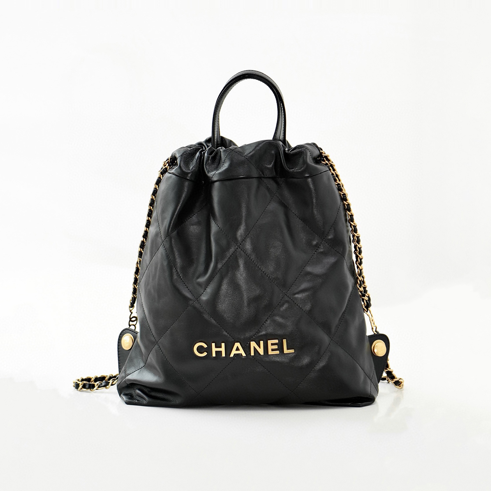 Chanel NIGO Leather Chain Backpack Bag #nigo21218