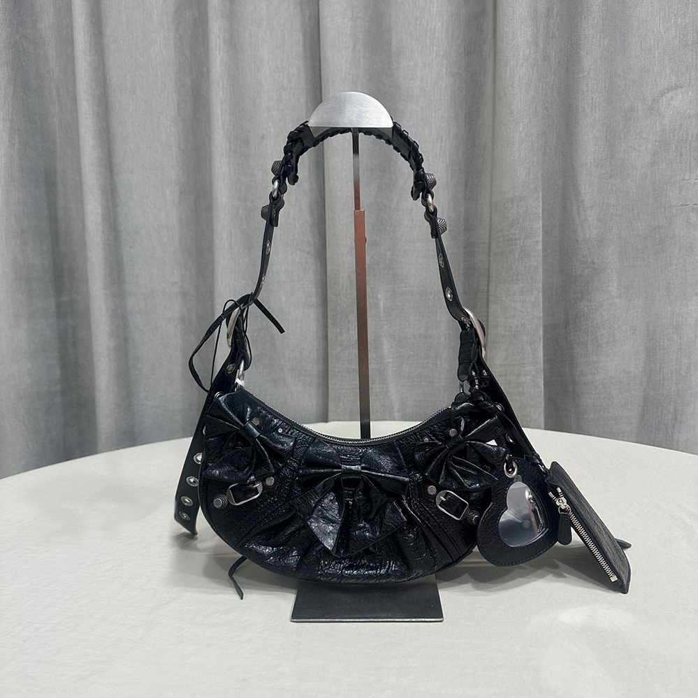 Balenciaga NIGO Black Bow Crossbody Bag Ngvp #nigo5663