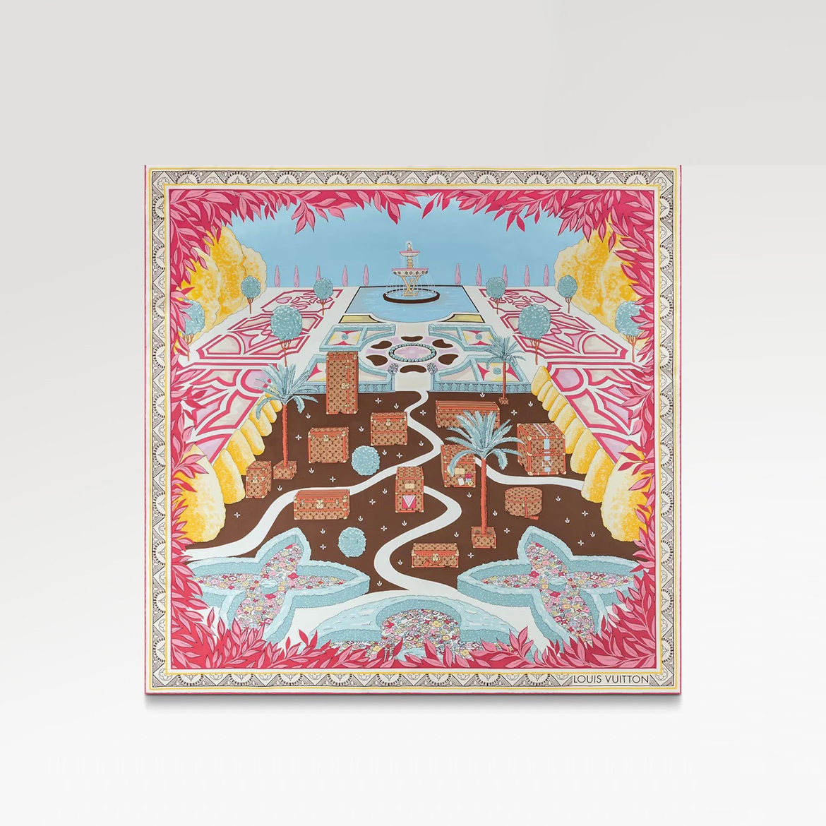 Louis Vuitton NIGO Wearing two scarves underwear belly pocket Scarf #nigo57187