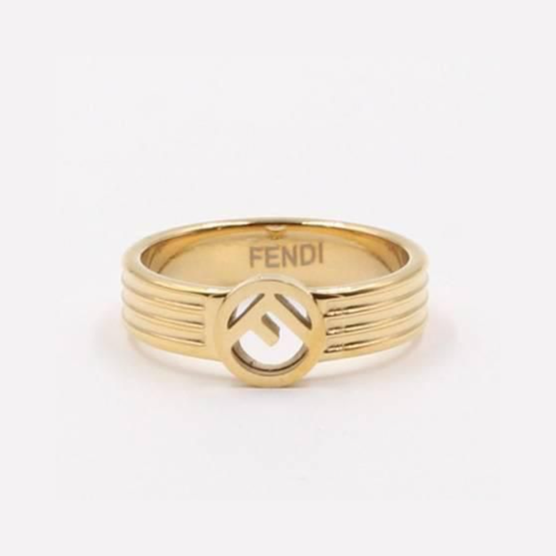 Fendi NIGO Gold Circle Decorative Ring Accessories #nigo21167