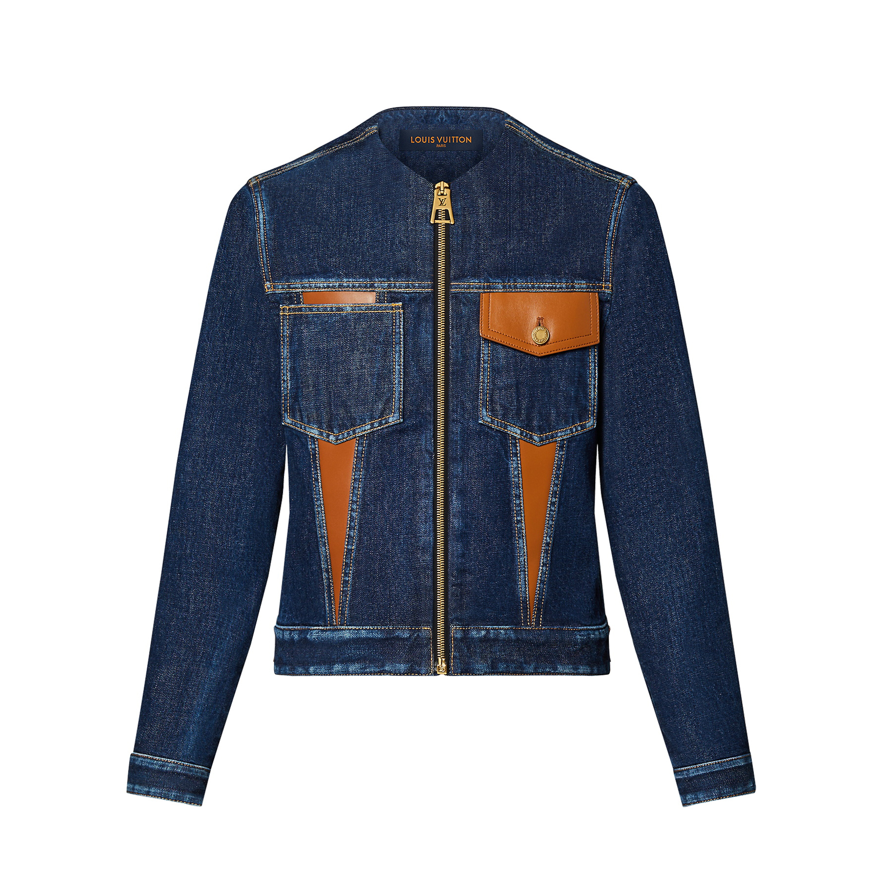 LouisVuitton NIGO Long Sleeved Short Denim Jacket Short Skirt Set #nigo57382