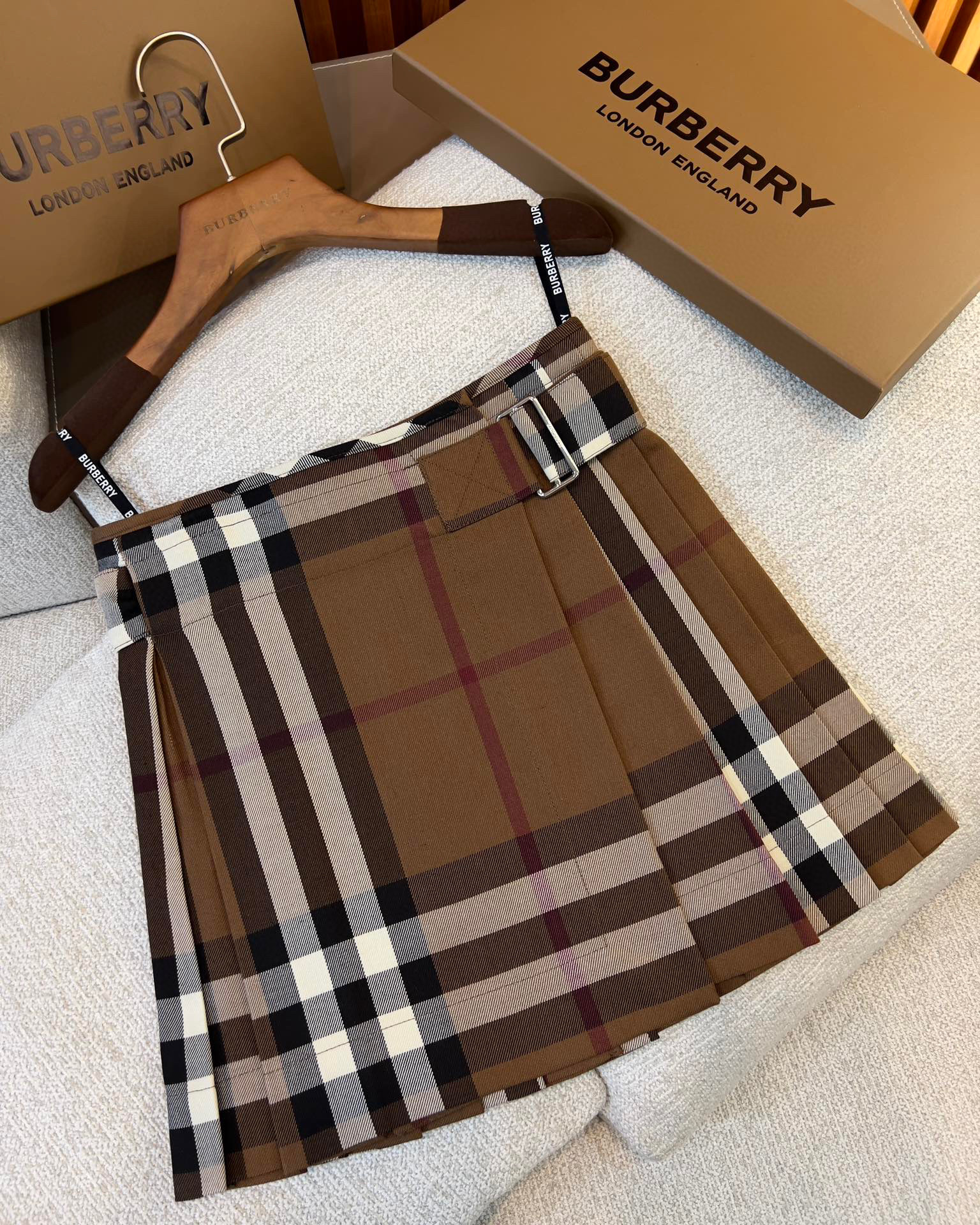 Burberry NIGO Dark Plaid Half Length Short Skirt #nigo21397