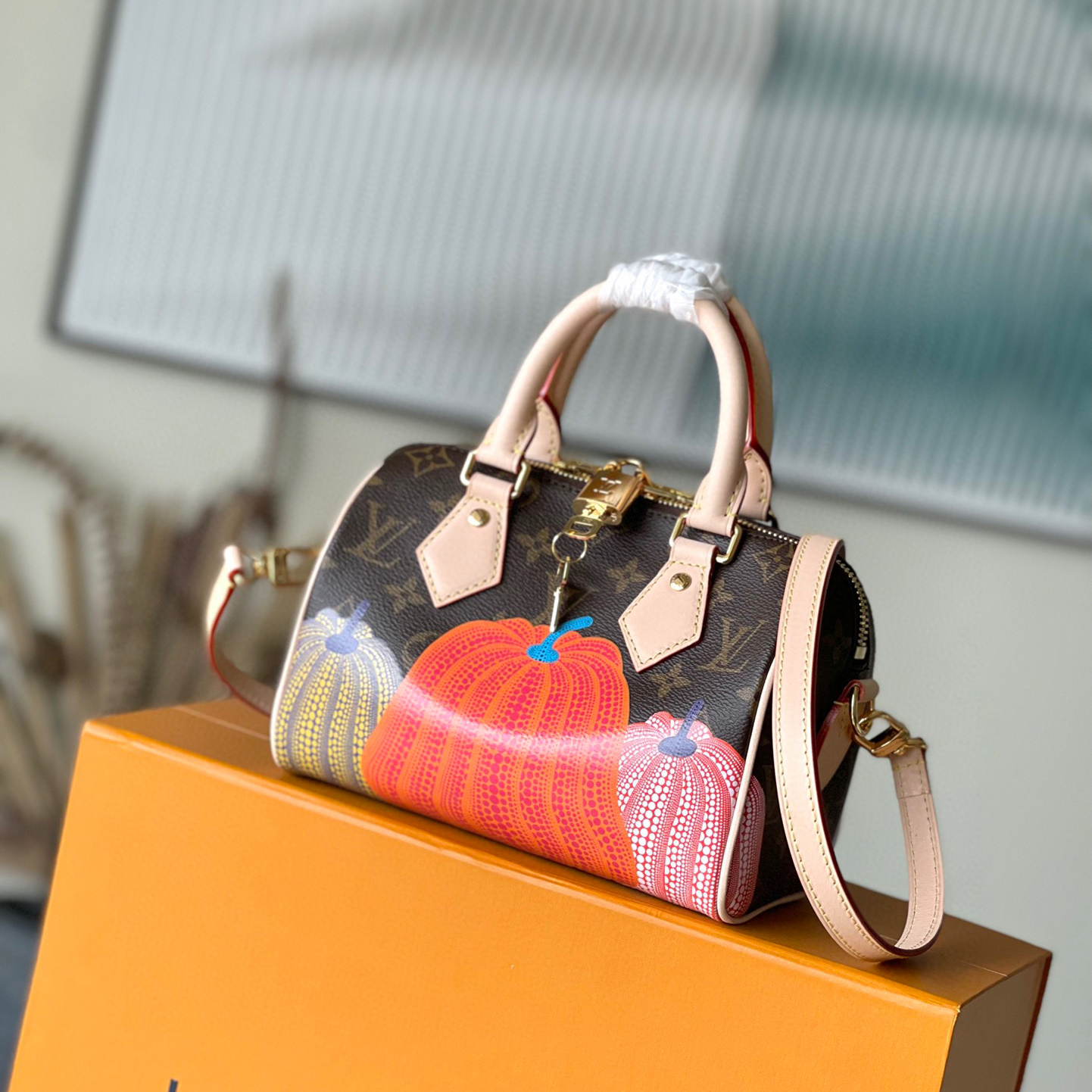 LouisVuitton NIGO Leather Carrying Mini Luggage Bag #nigo57453