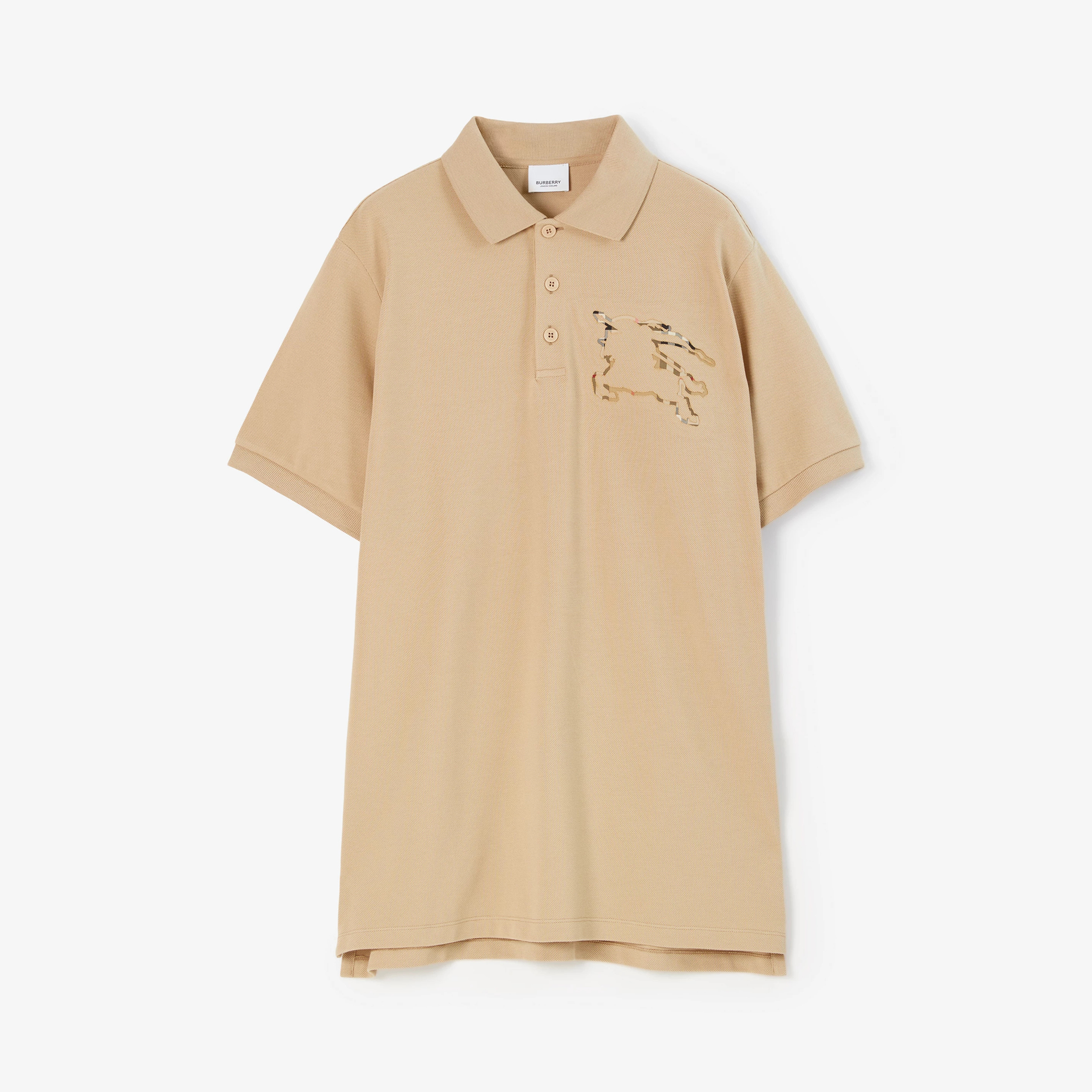 Burberry NIGO Man Plaid Equestrian Rider Short Sleeve Polo Shirt #nigo94893