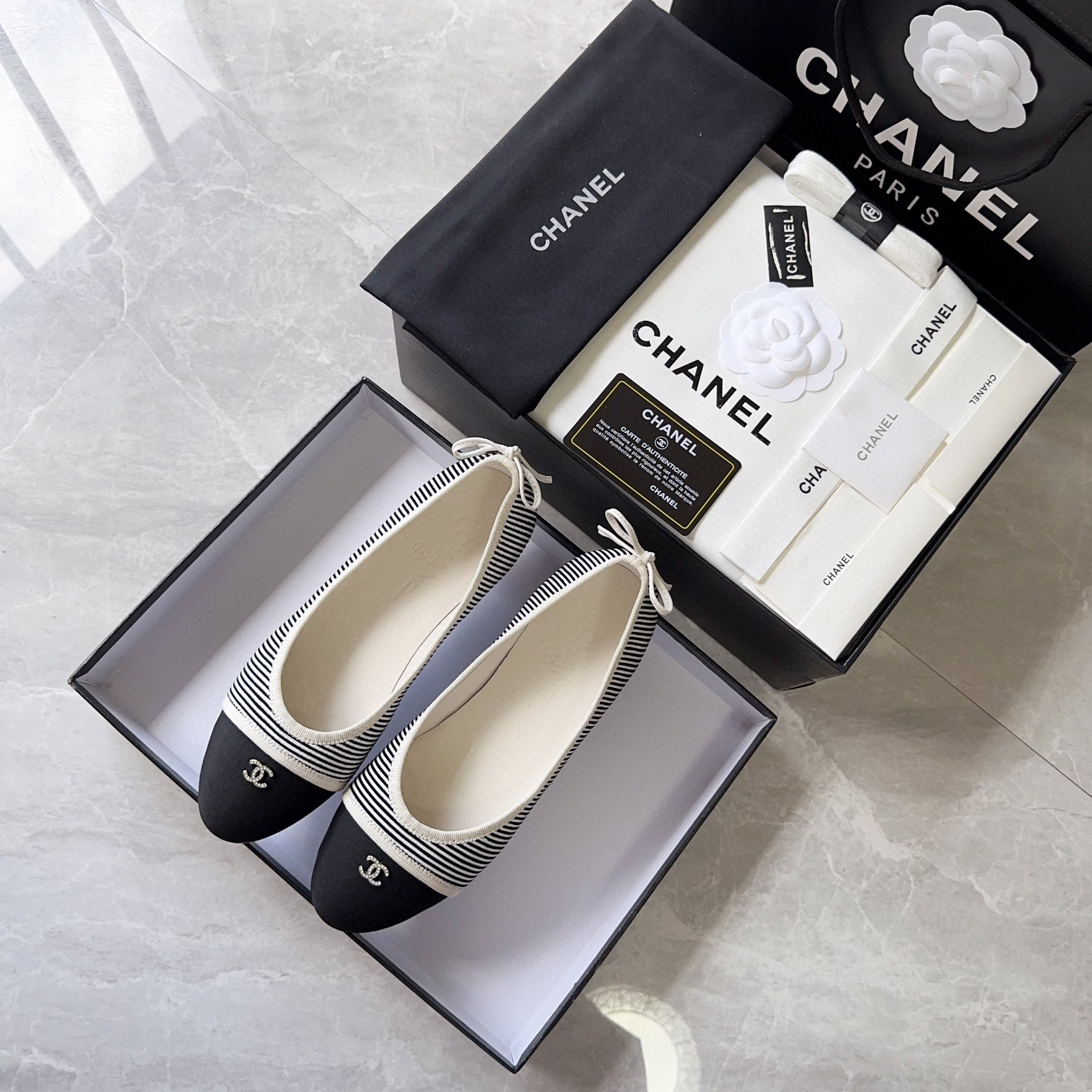 Chanel NIGO Cloth Faced Flat Shoes #nigo21249