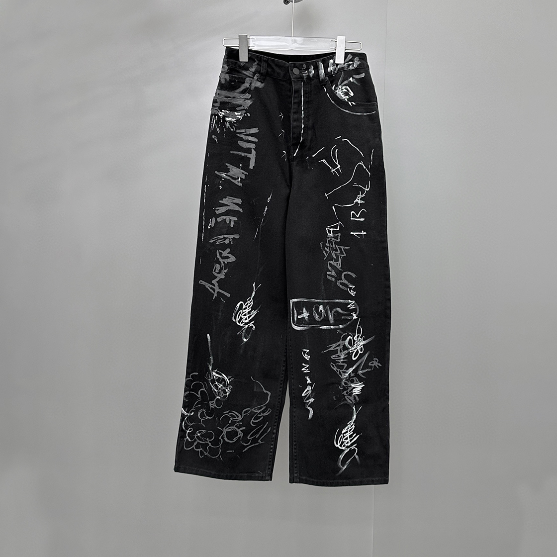 Balenciaga NIGO Graffiti Black Casual Pants Ngvp #nigo5653